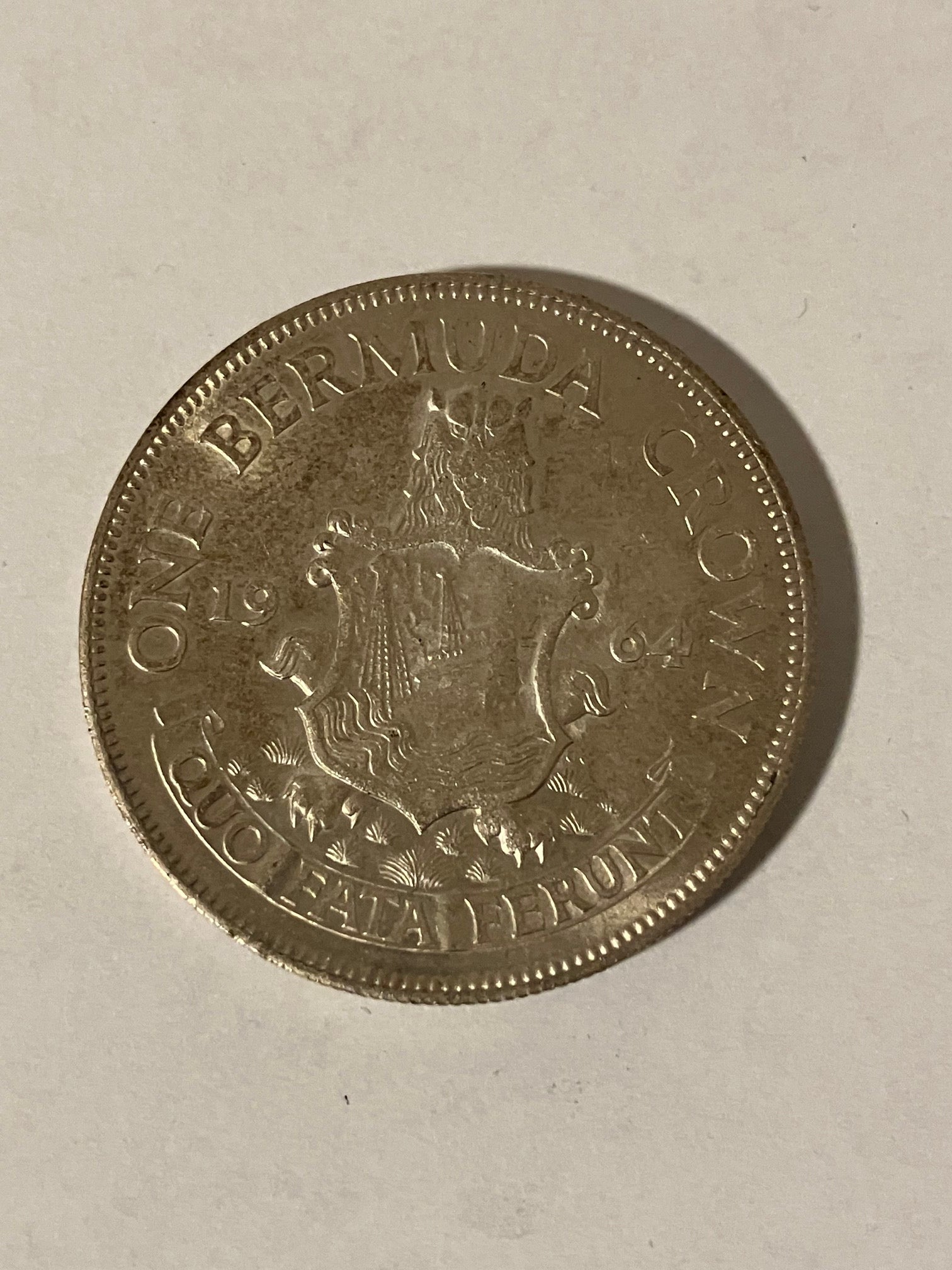 One Crown Bermuda 1964