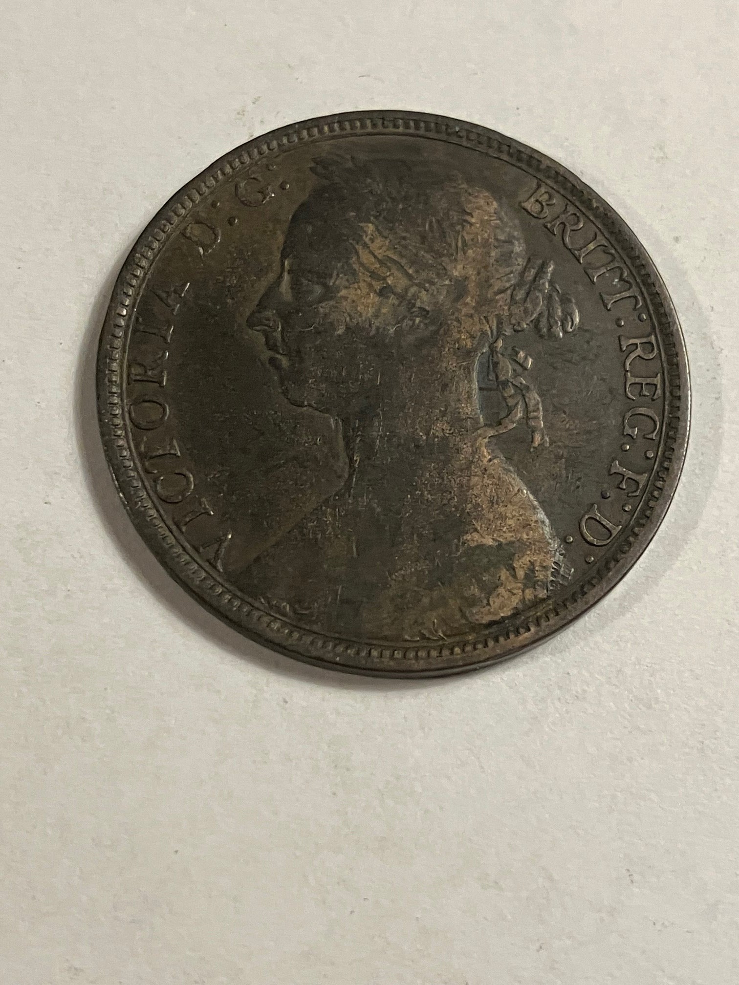 One Penny 1891 England