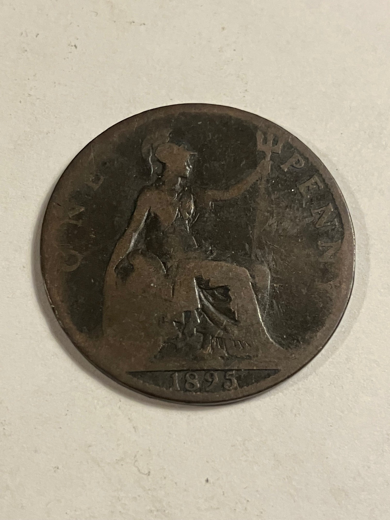 One Penny 1895 England
