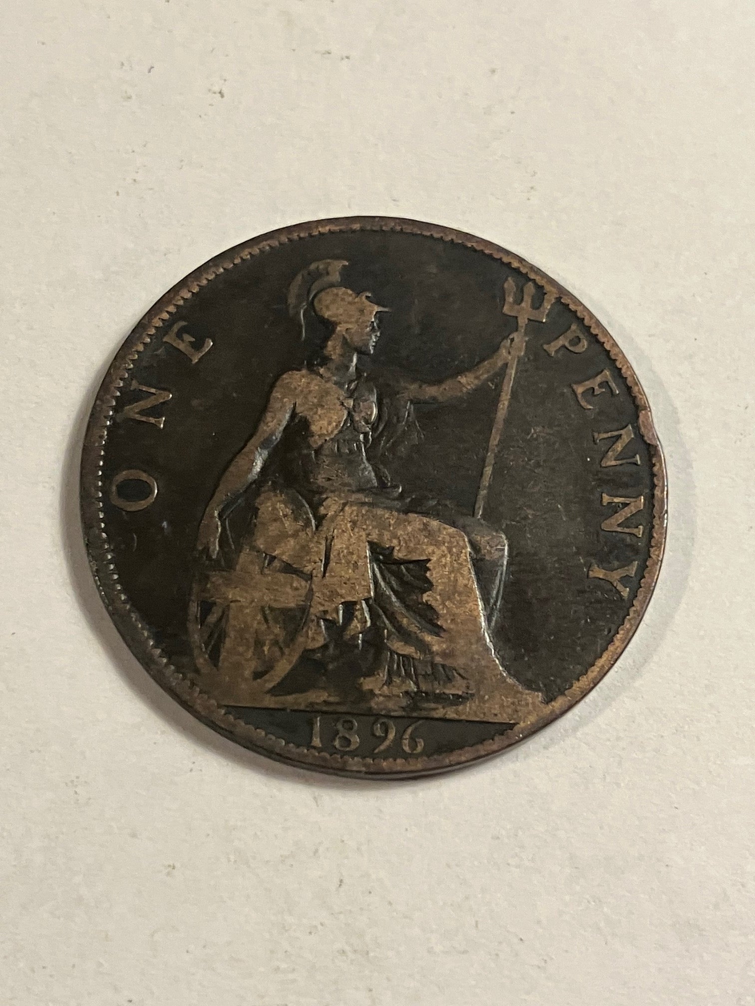 One Penny 1896 England