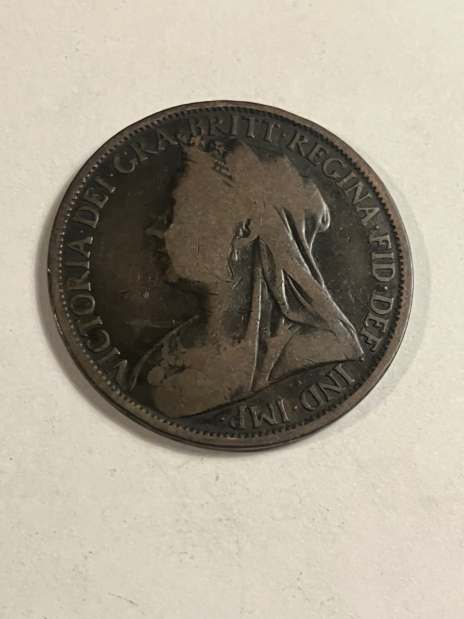 One Penny 1896 England