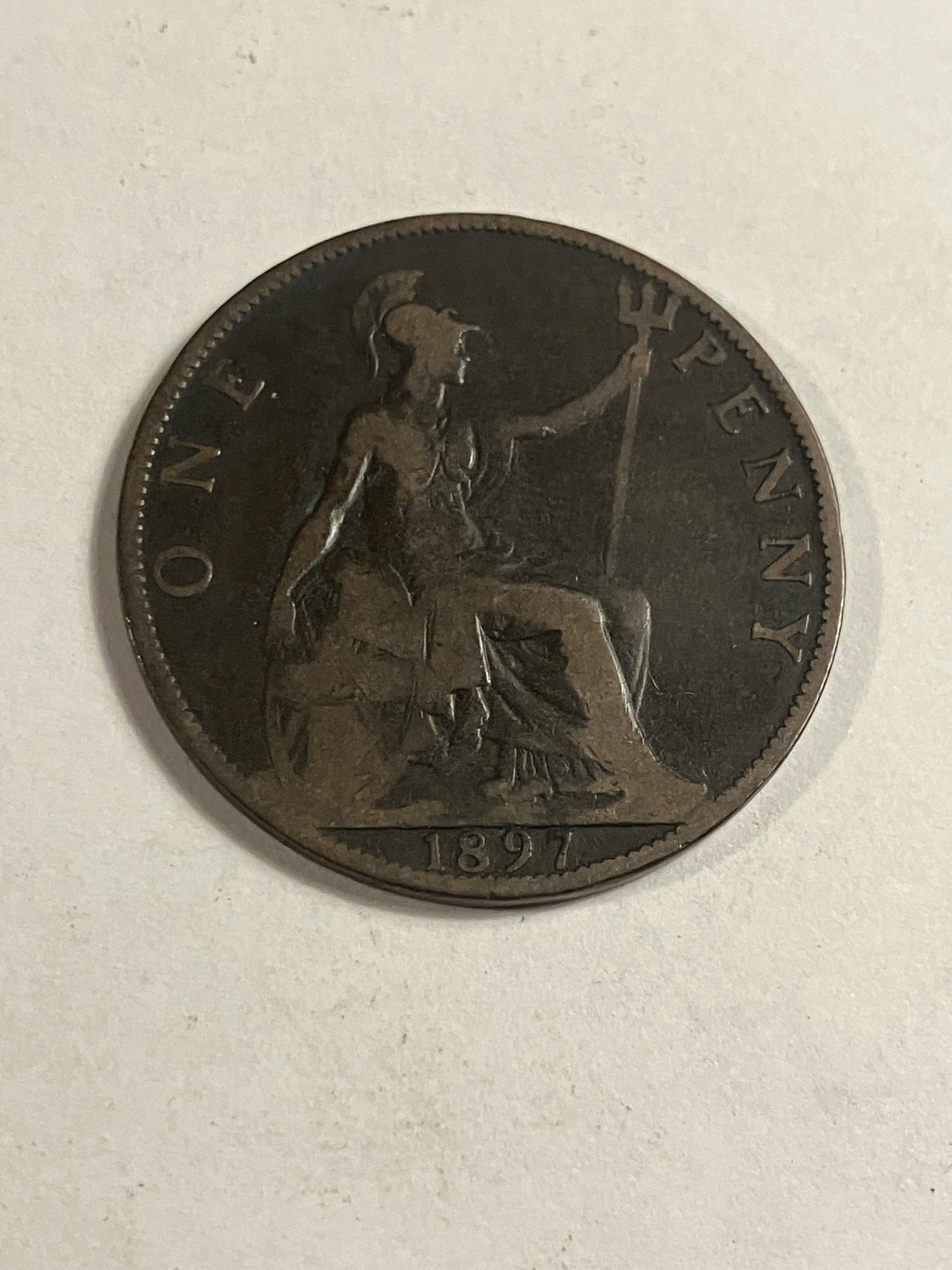 One Penny 1897 England