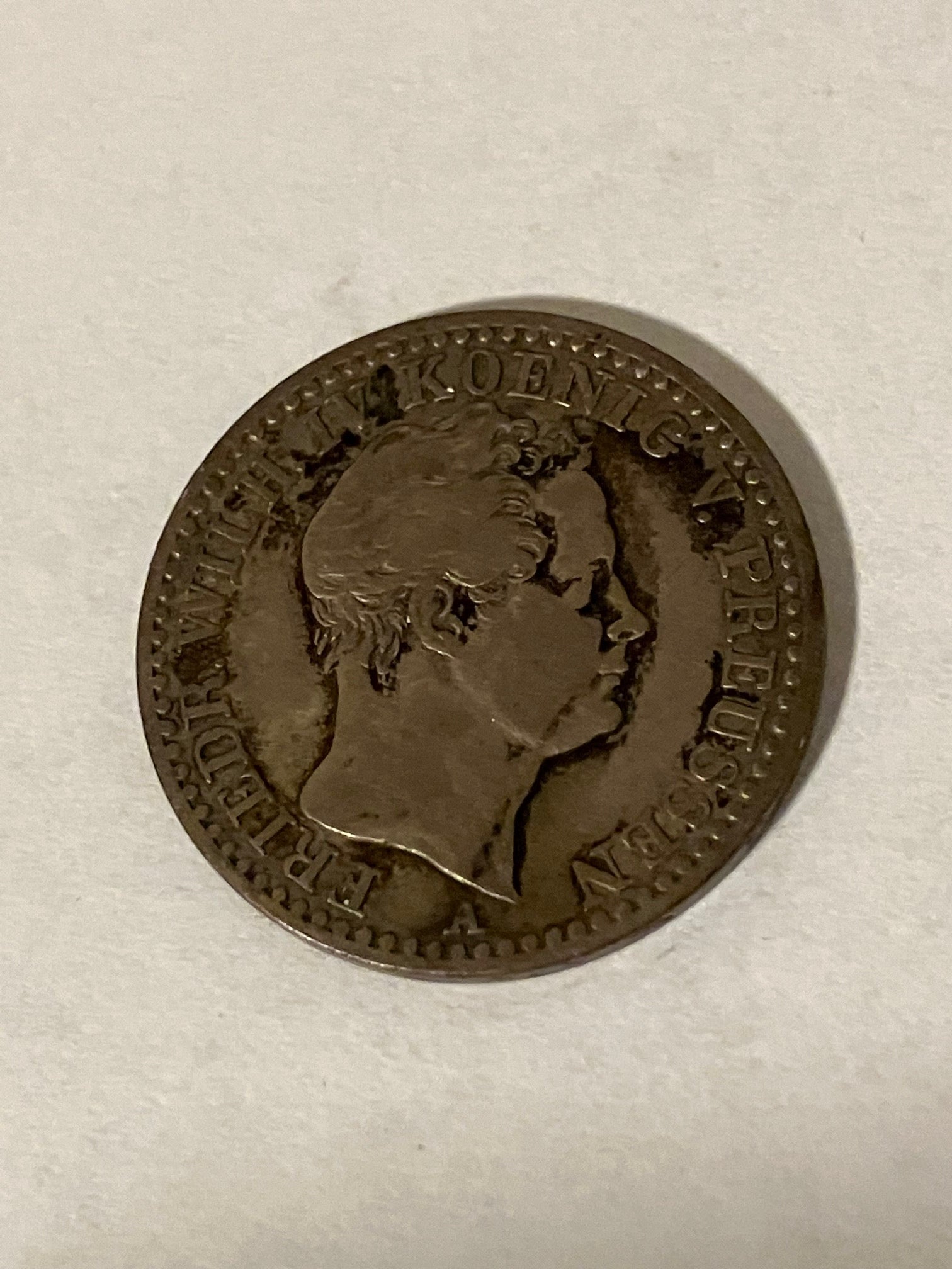 1/6 Thaler 1843 Prussia