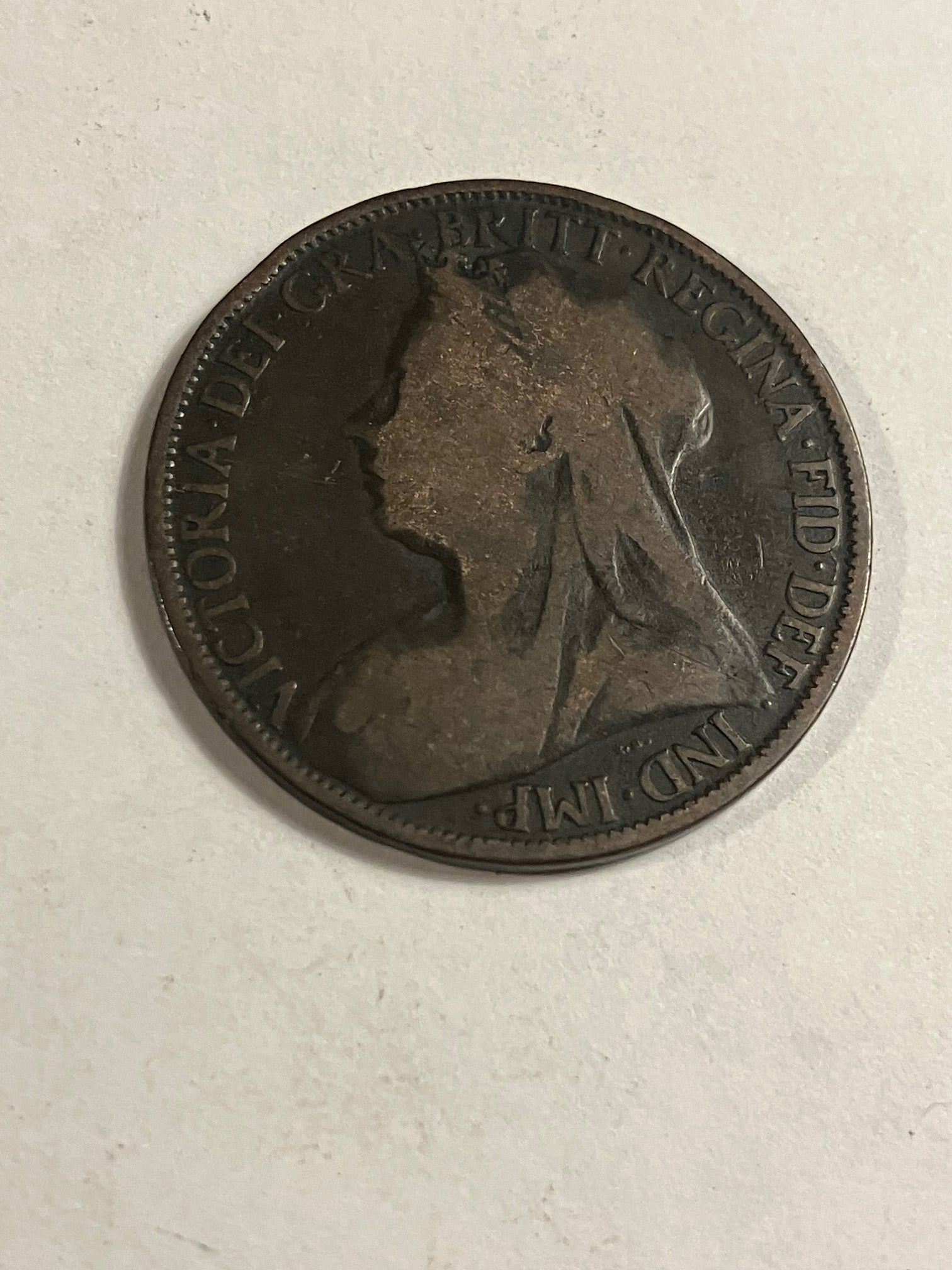 One Penny 1897 England