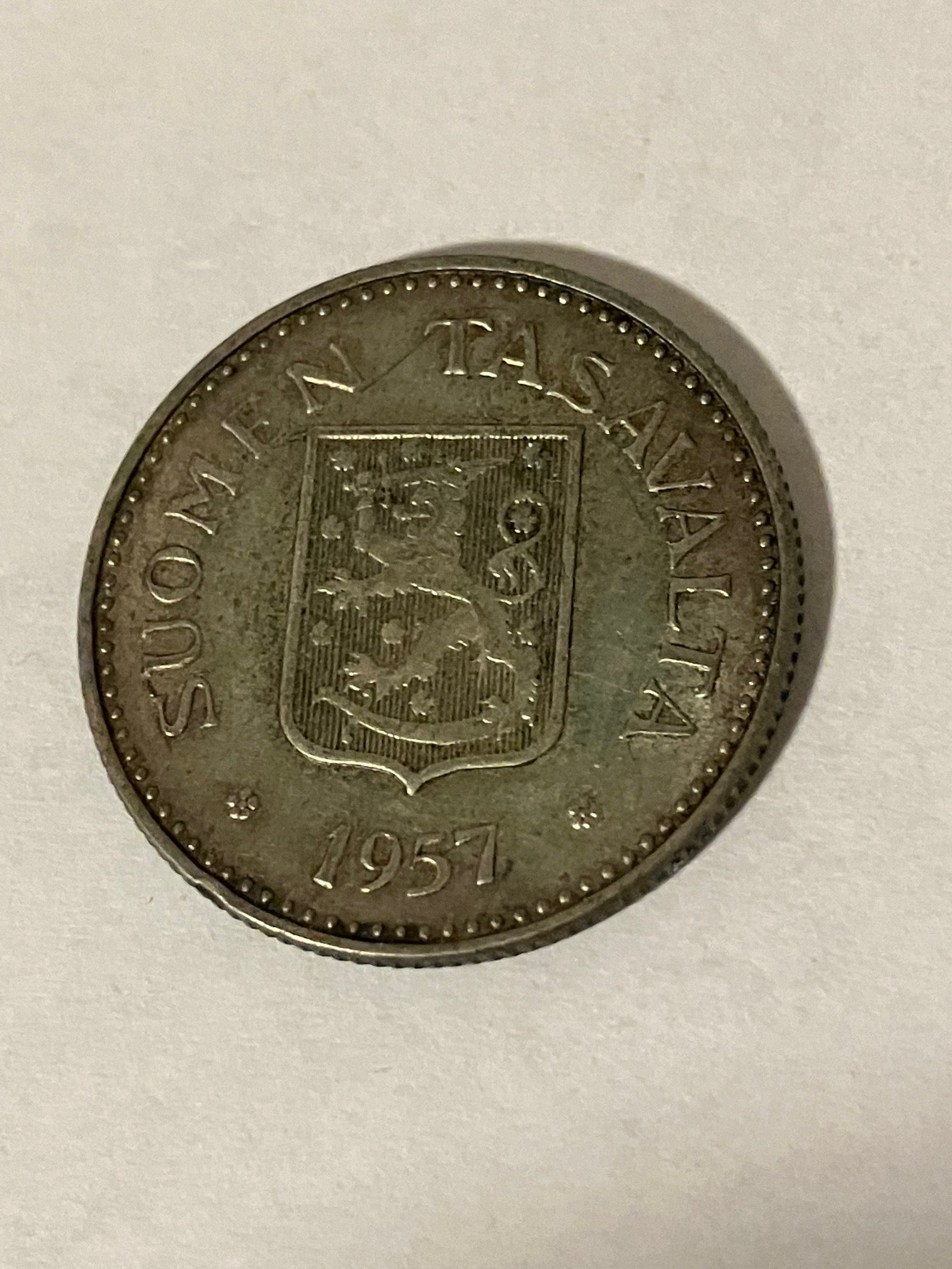 200 Markkaa 1957 Finland - Dårlig stand