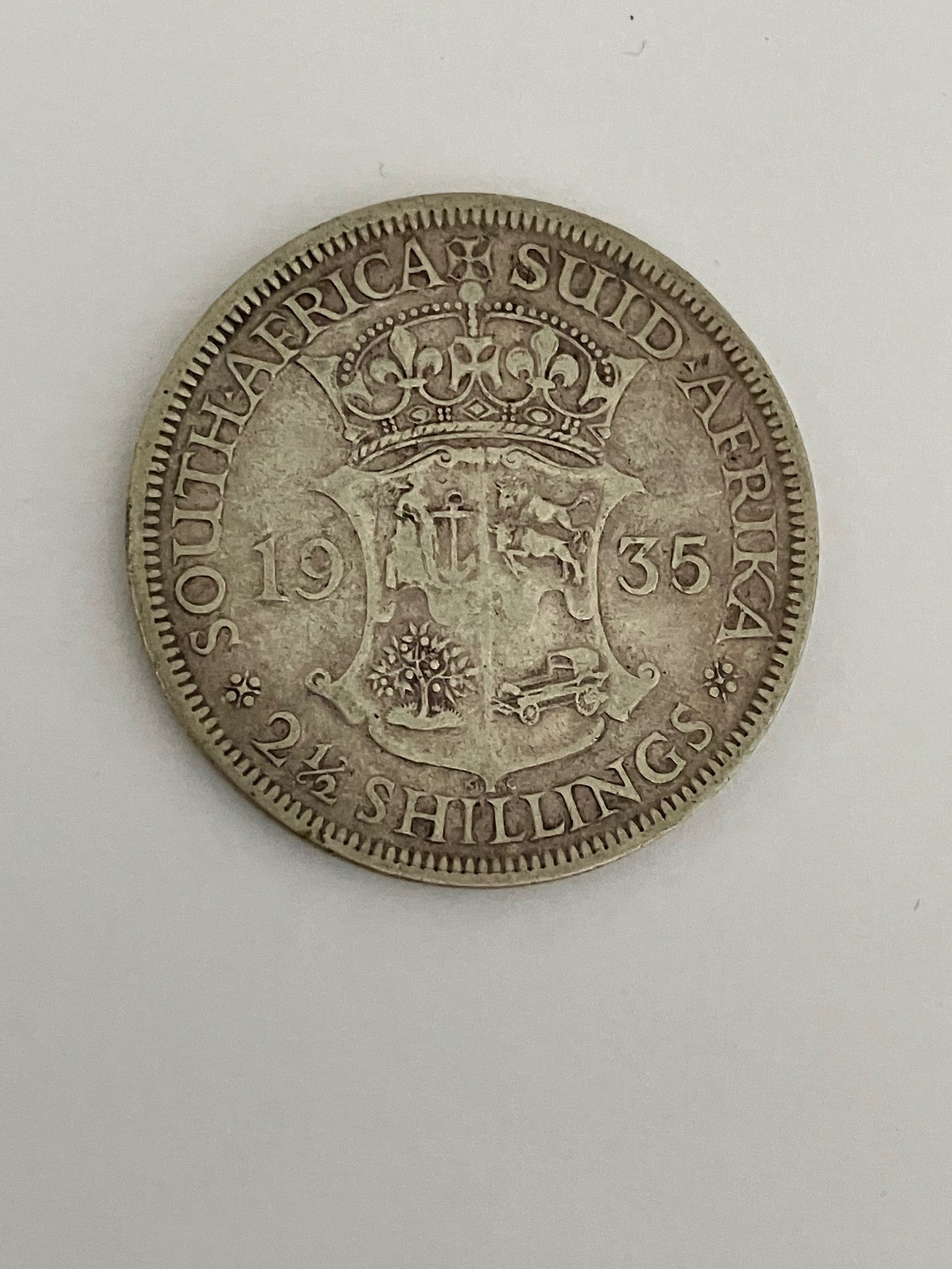 2 1/2 Shillings South Africa 1935