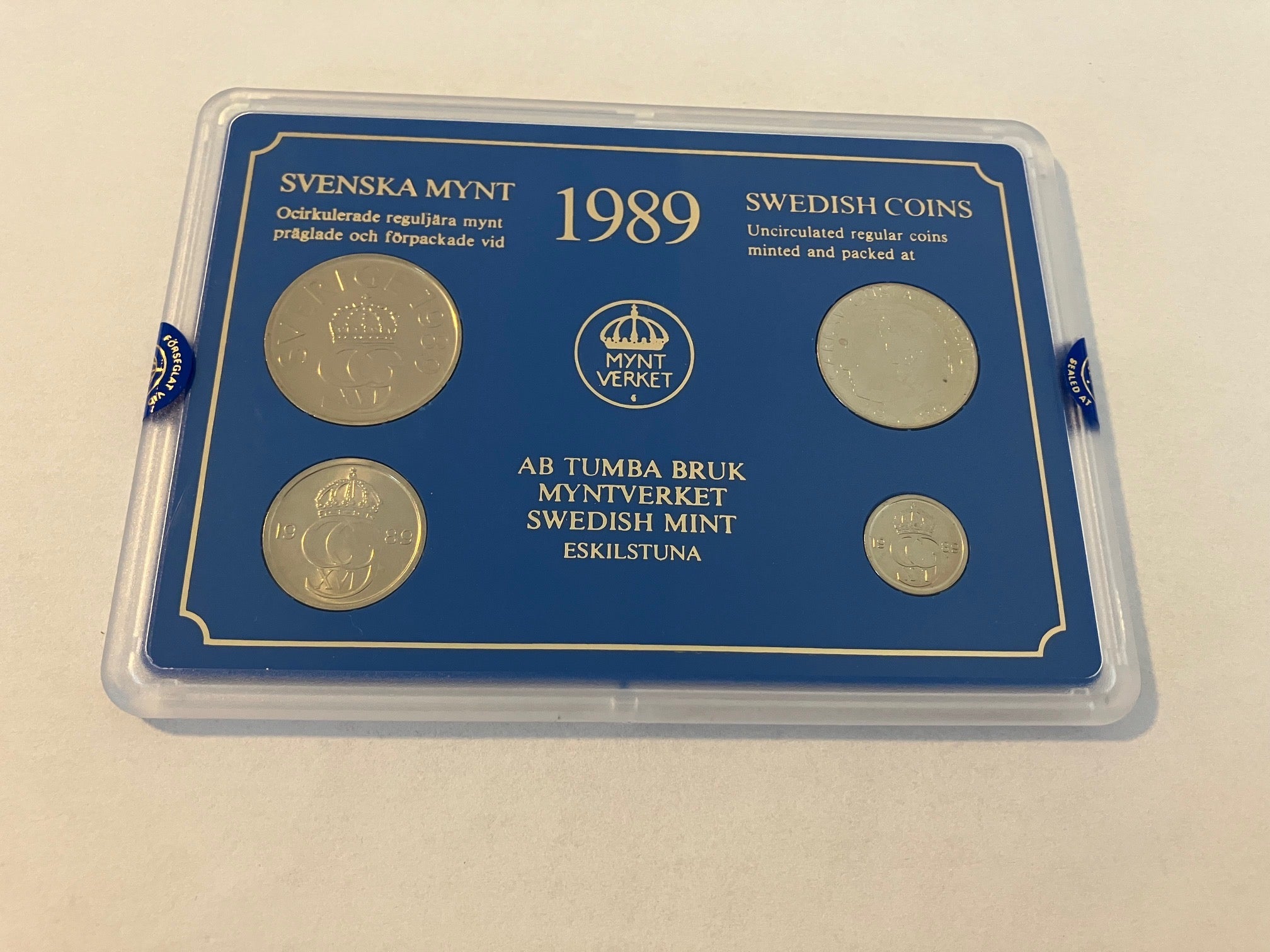 Swedish Coin Set 1989