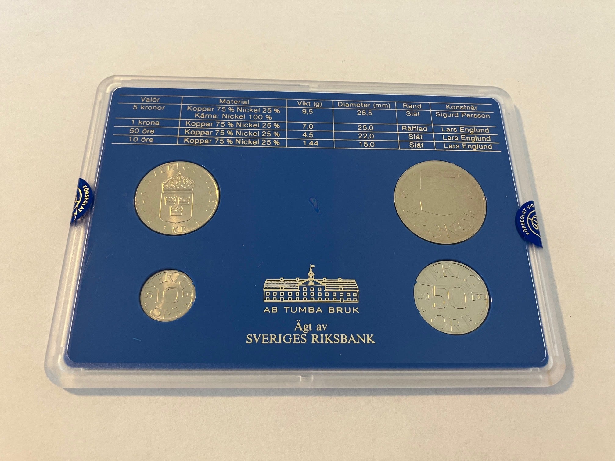 Swedish Coin Set 1990