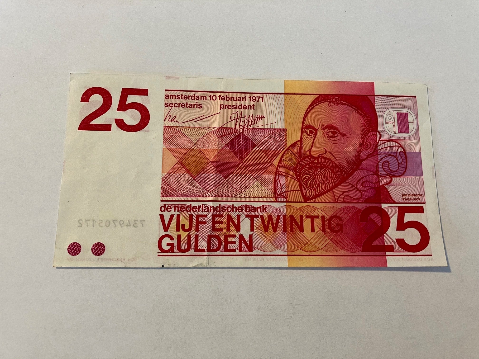 25 Gulden 1971 Netherlands