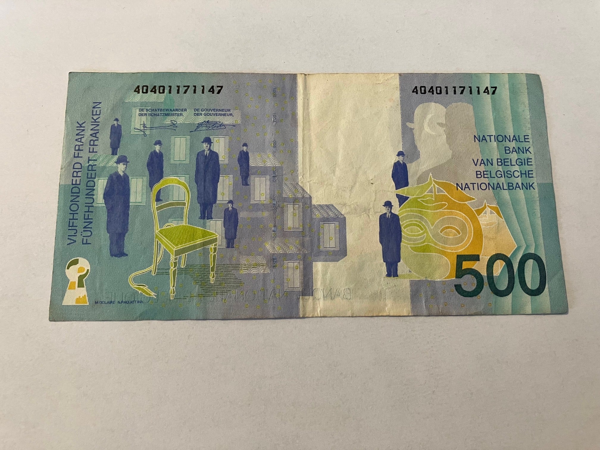 500 Francs Belgium