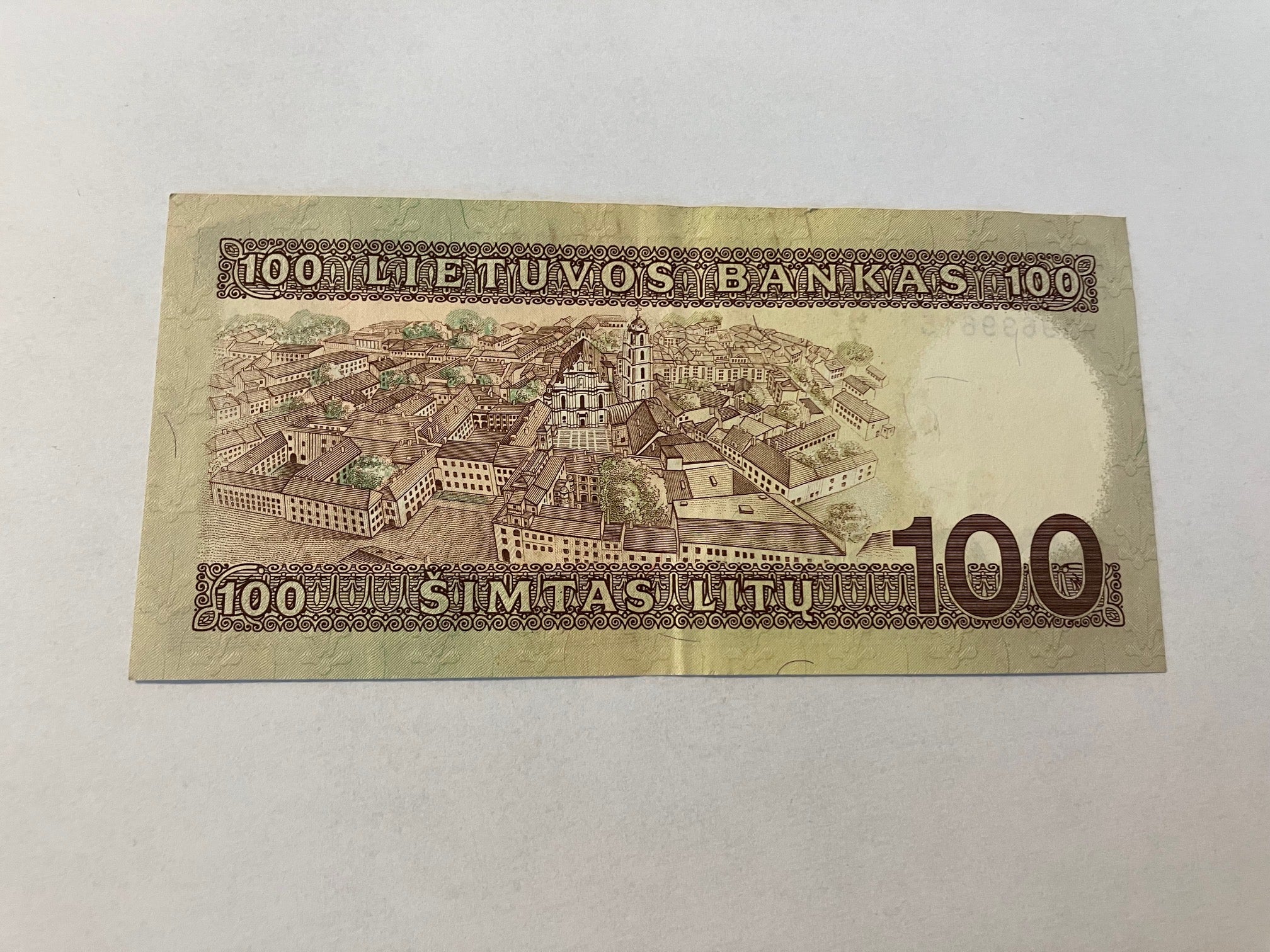 100 Litu Lithuania 1991