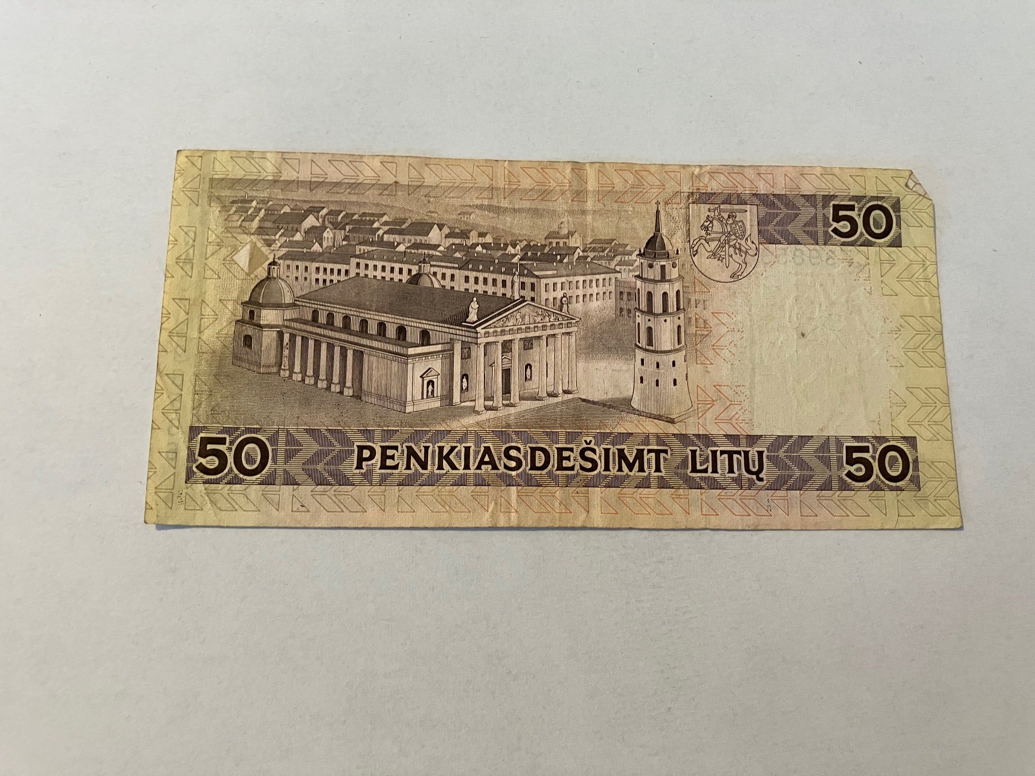 50 Litu Lithuania 1993
