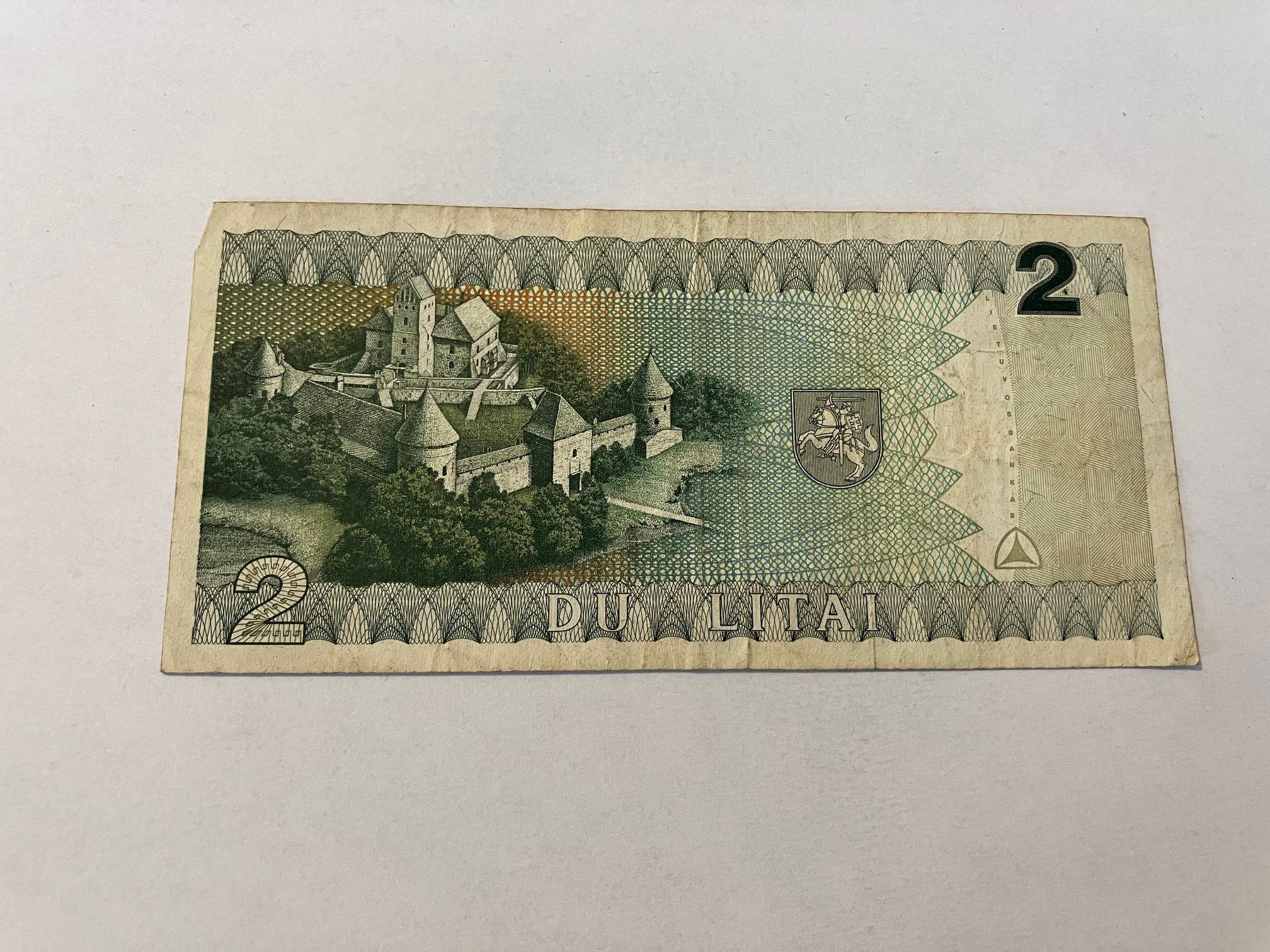 2 Litai 1993 Lithuania