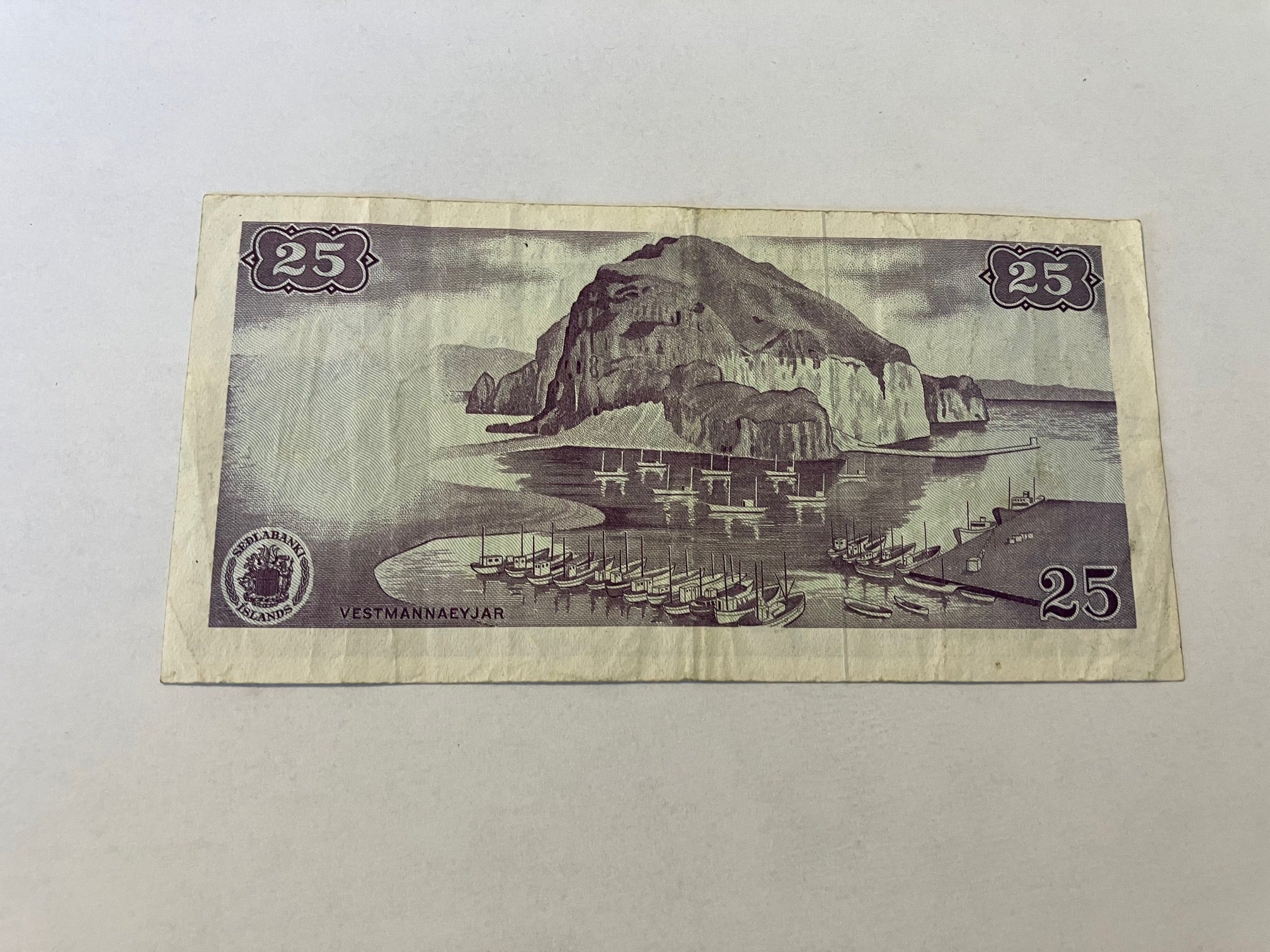 25 Kronur Iceland 1961