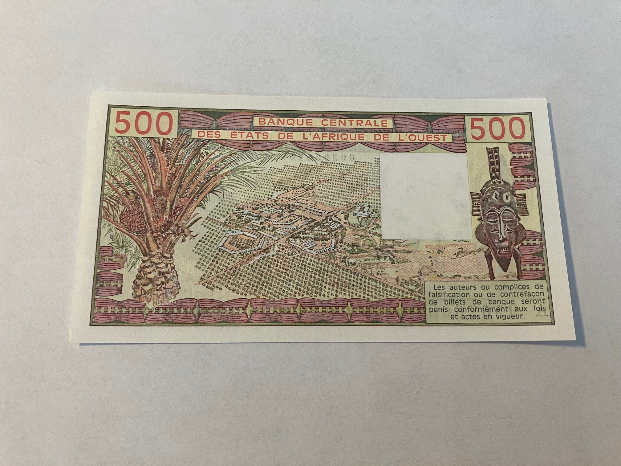 500 Francs West African States 1979 A