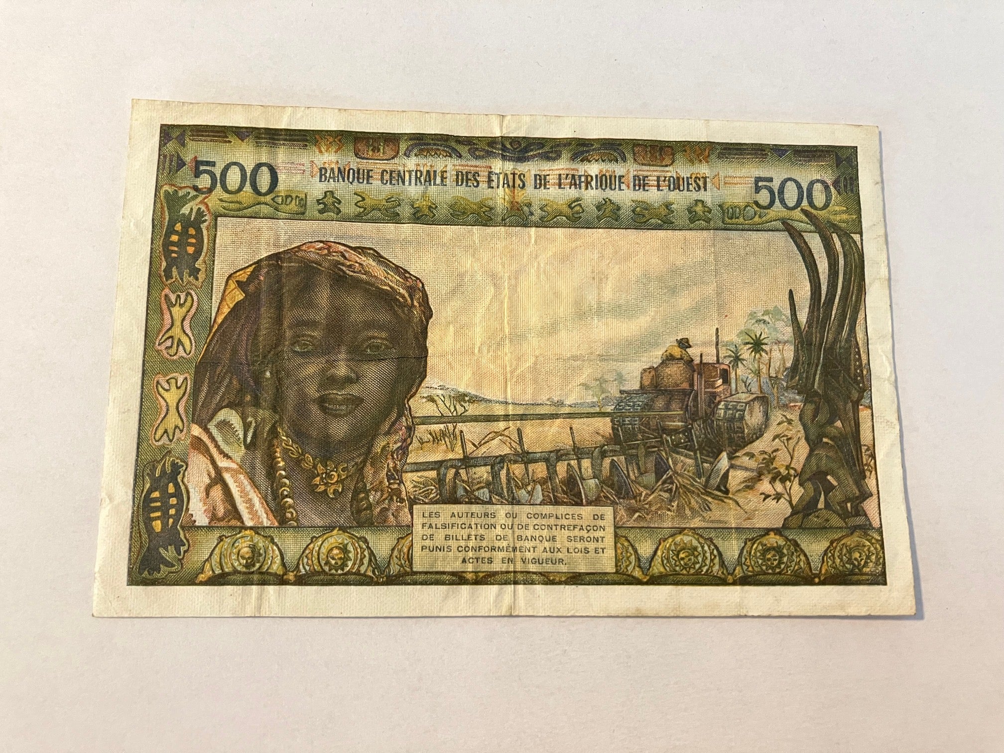500 Francs West African States