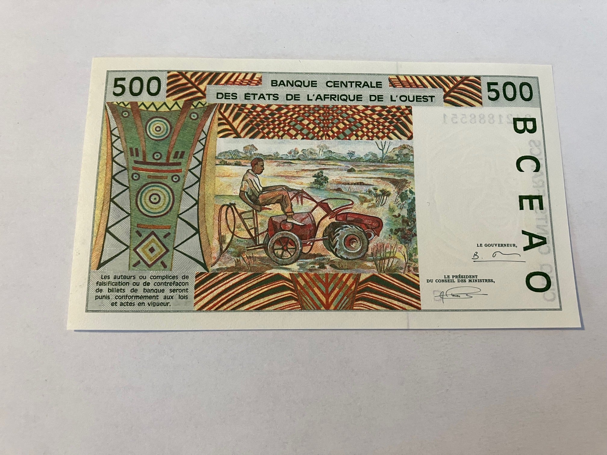 500 Francs West African States