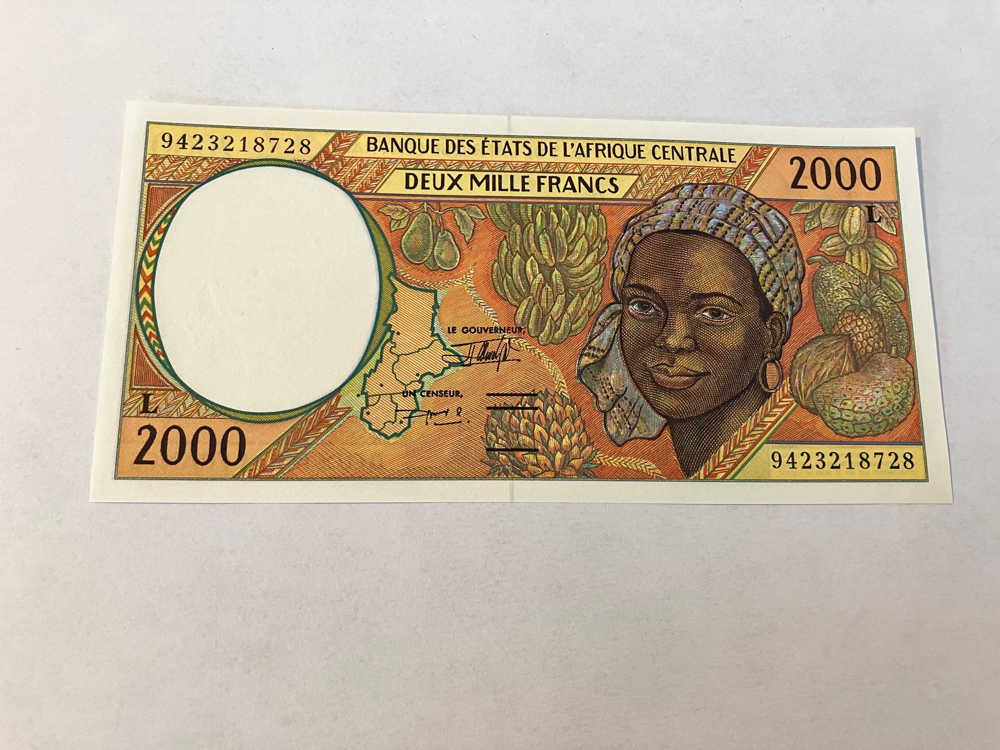 2000 Francs Central African Republic