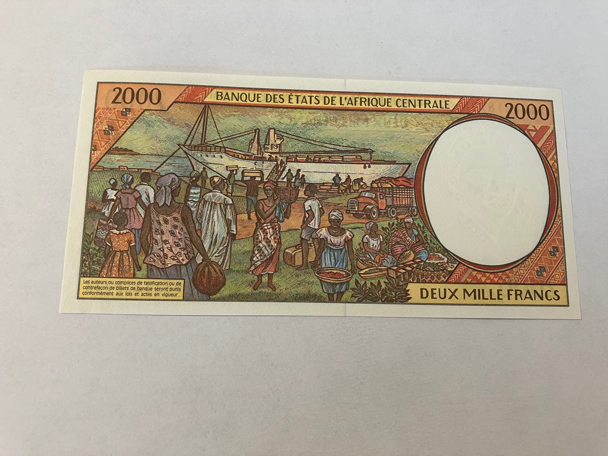 2000 Francs Central African Republic