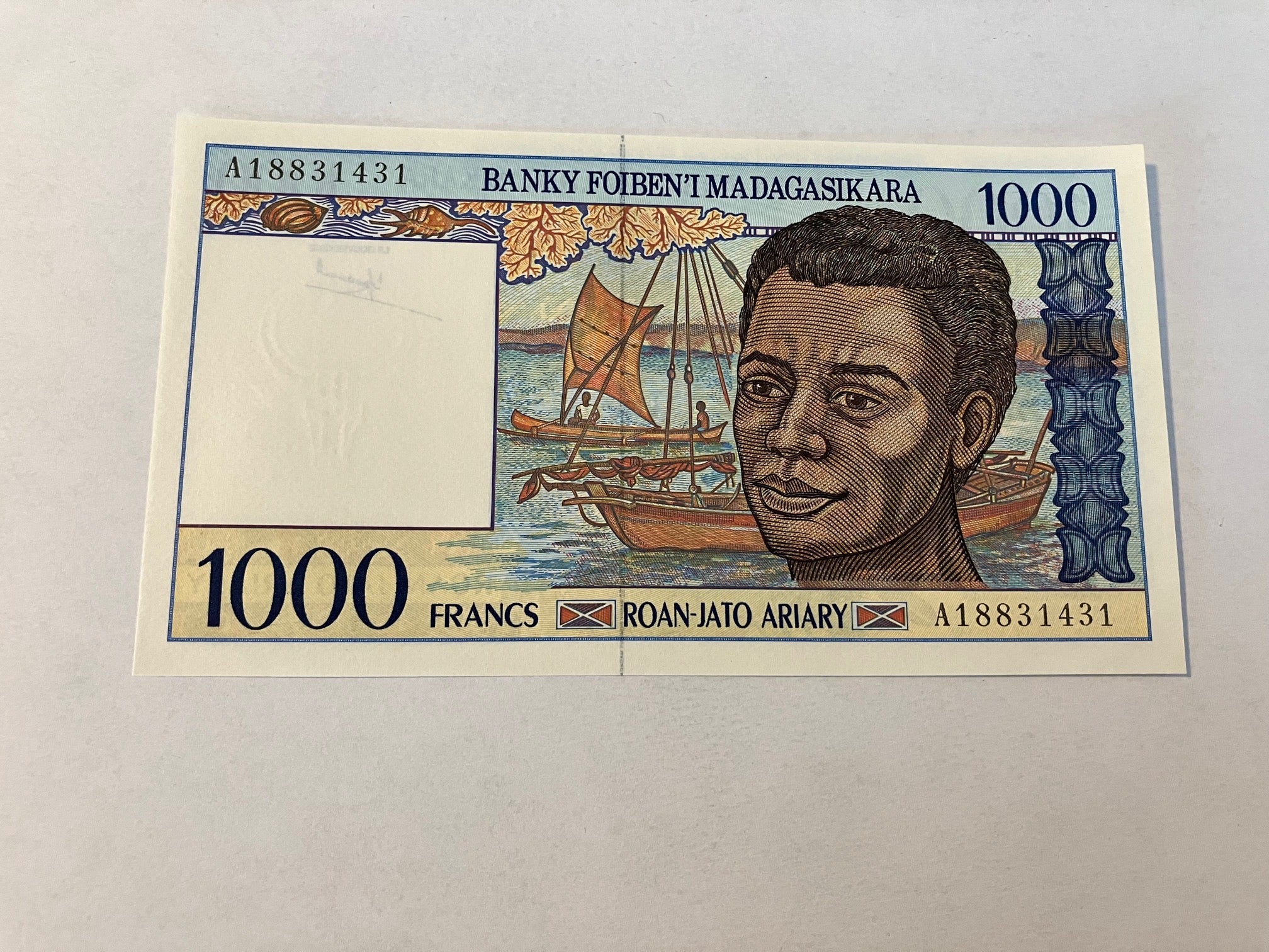 1000 Francs Madagascar