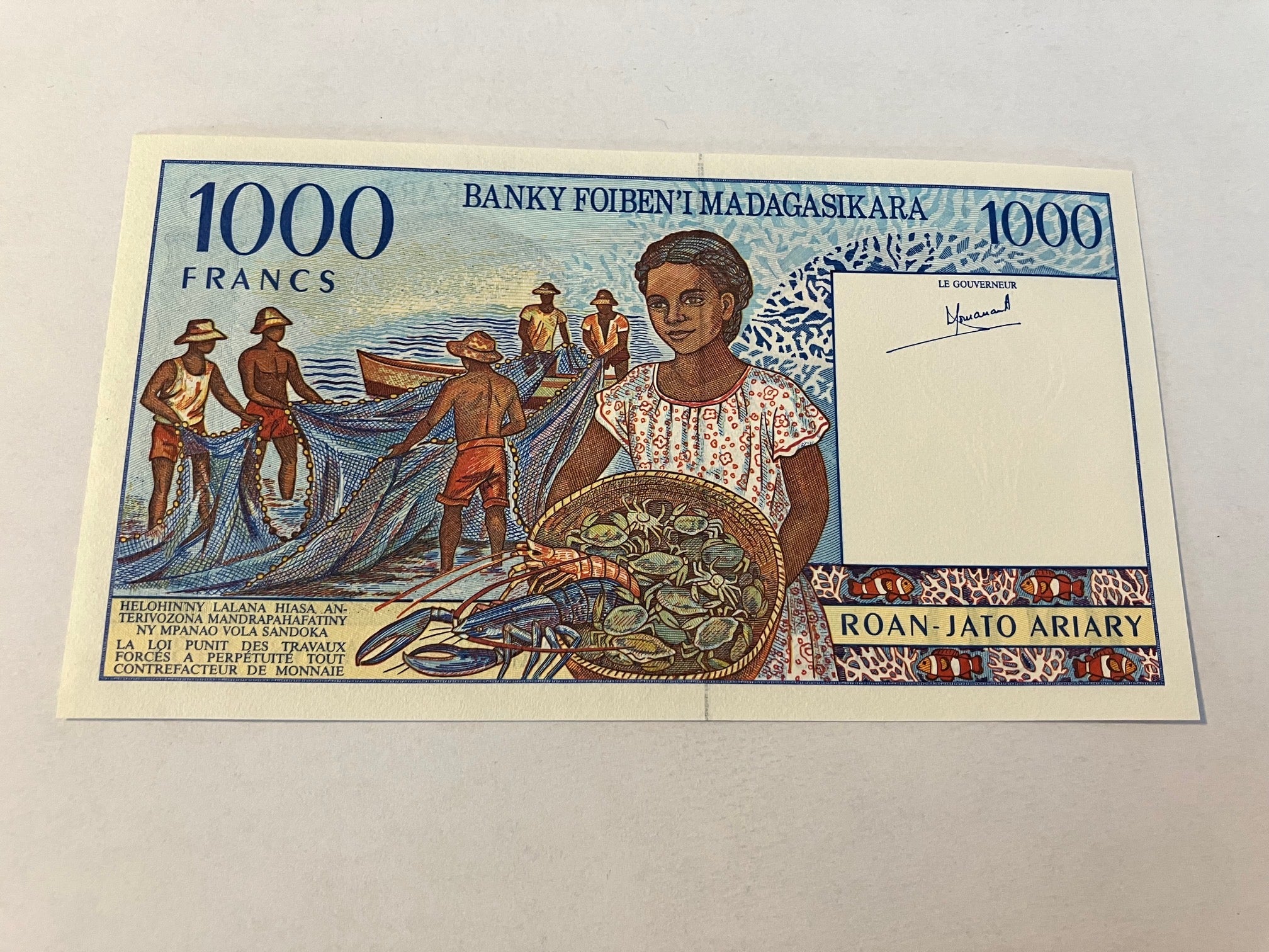 1000 Francs Madagascar