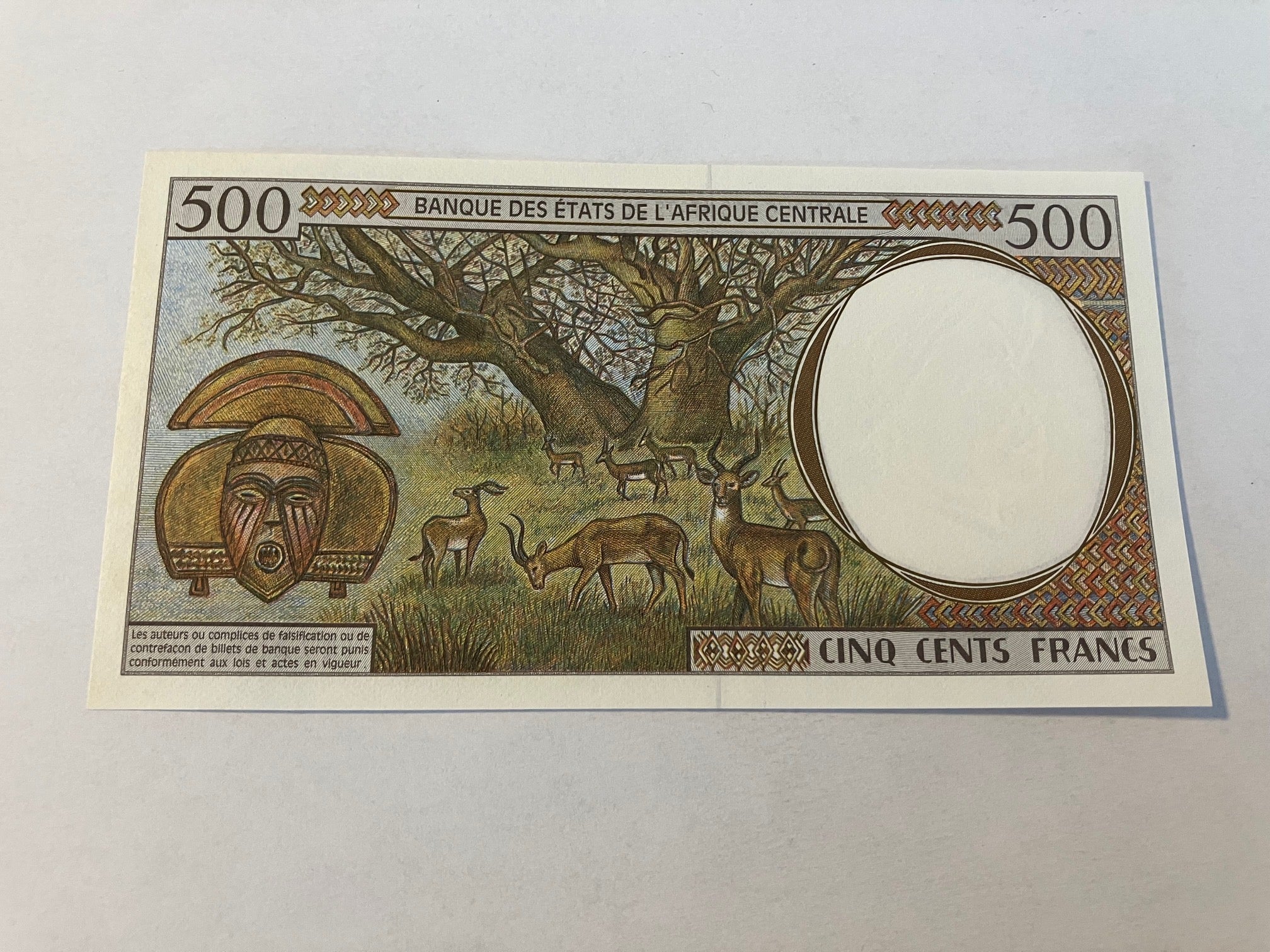 500 Francs Central African States