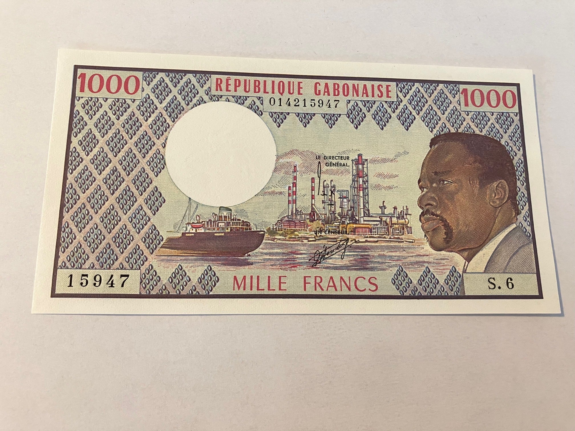 1000 Francs Gabon