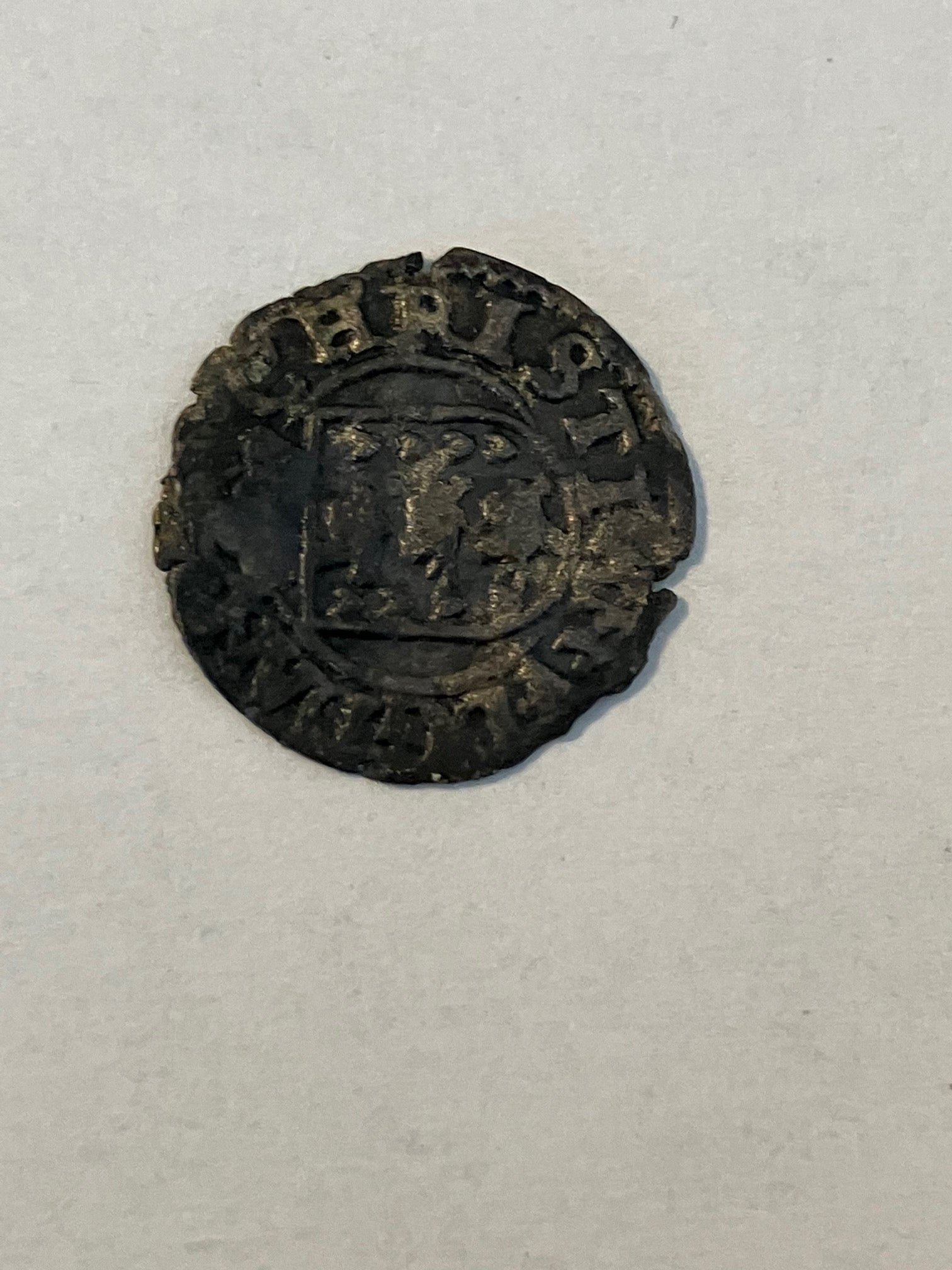 1 Skilling 1681 - Dårlig stand