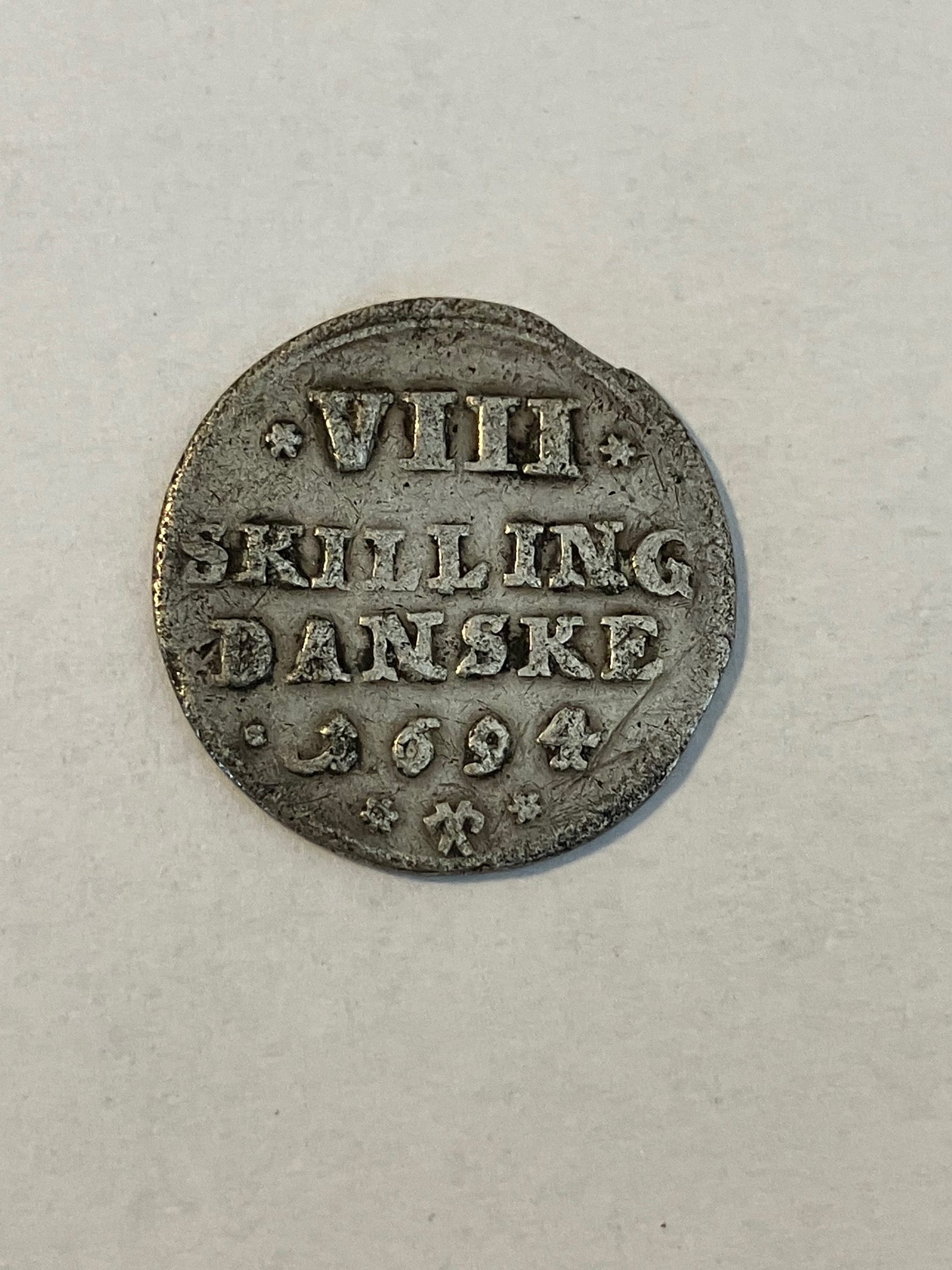 8 Skilling 1694 Glückstadt