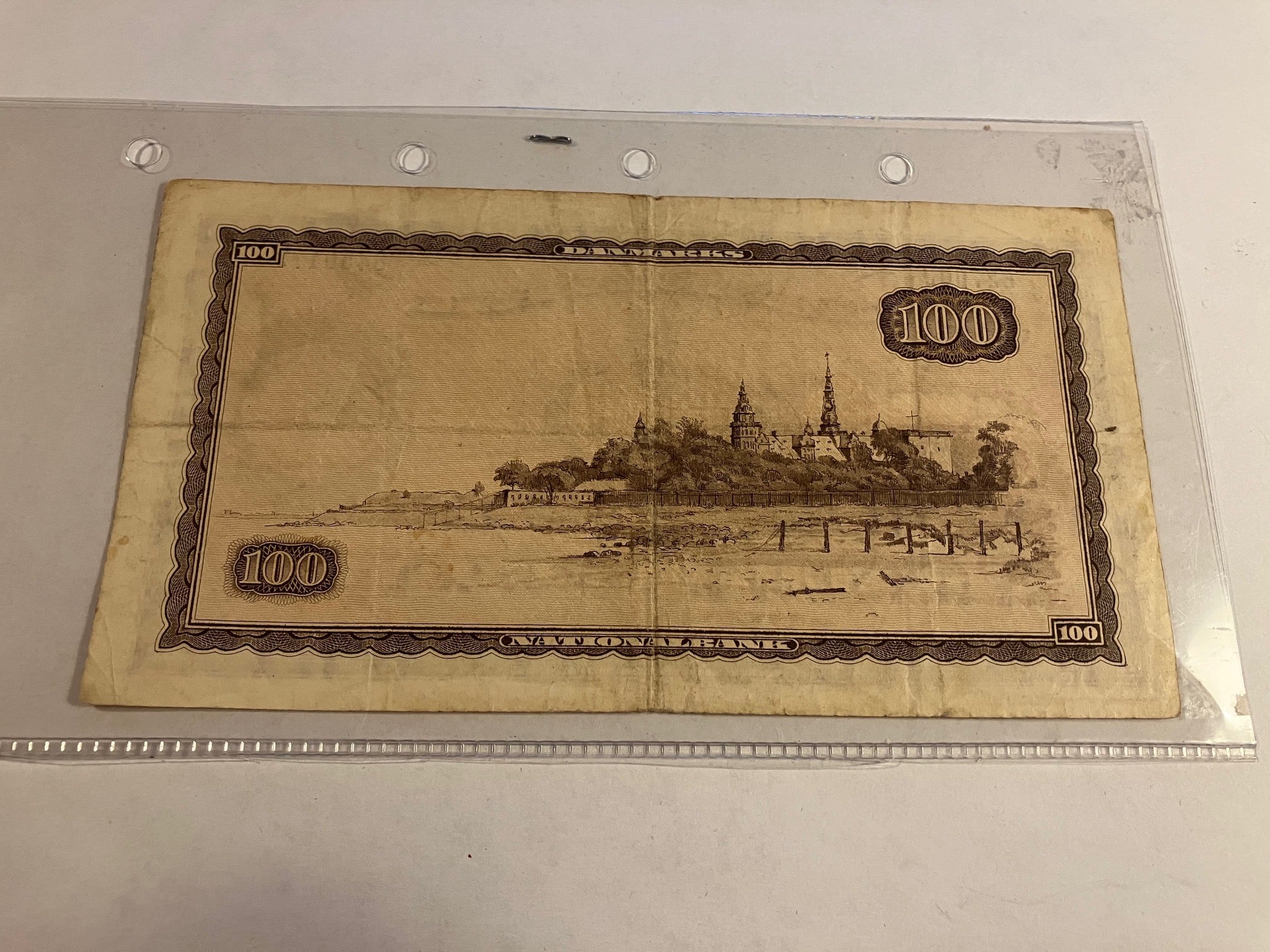 100 Kroner 1970 OJ erstatningsseddel