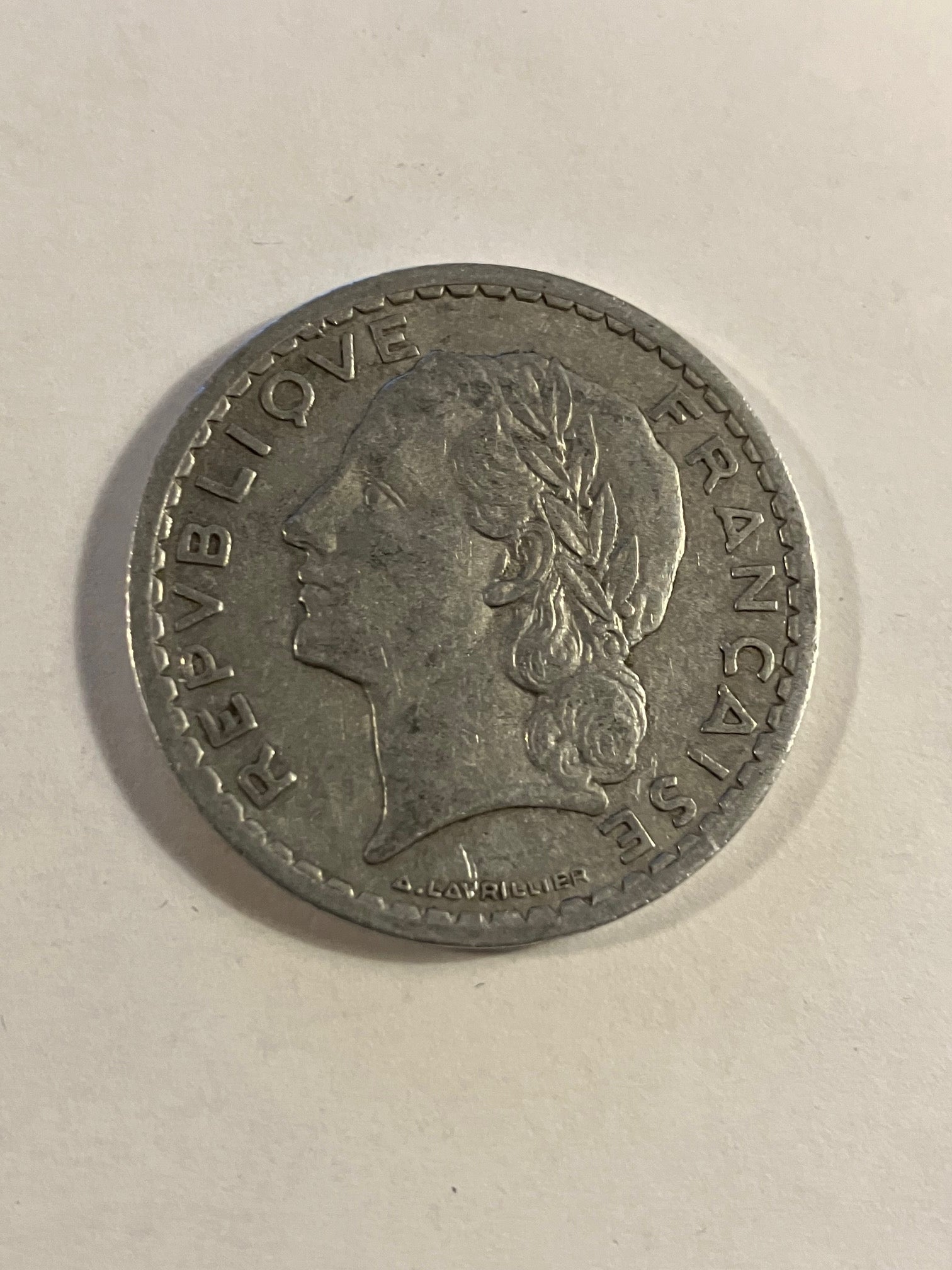 5 Francs 1949 France