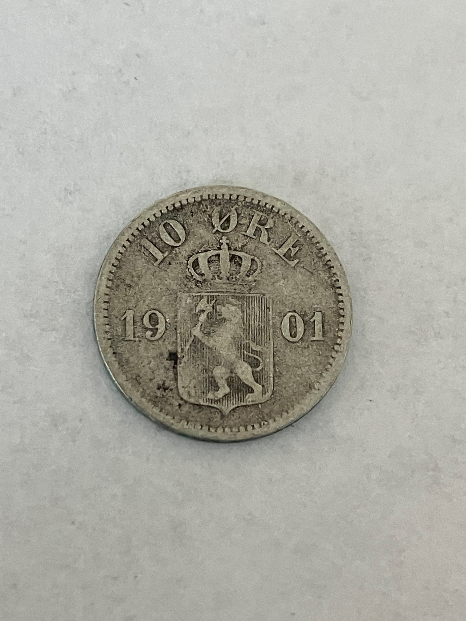 10 Øre 1901 Norge