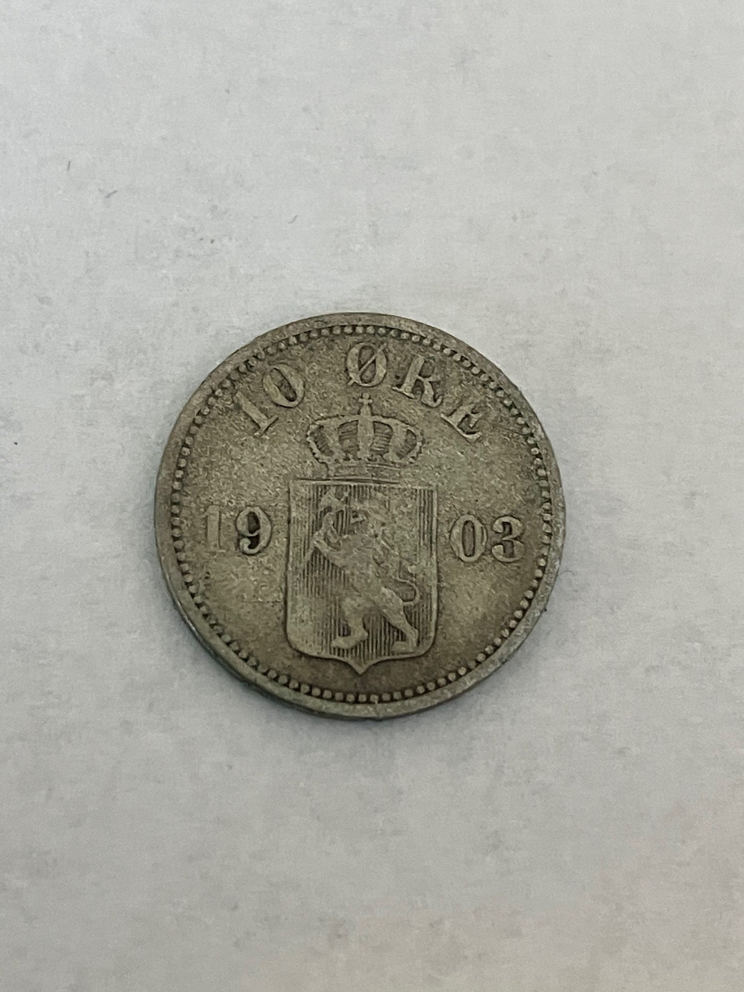 10 Øre 1903 Norge