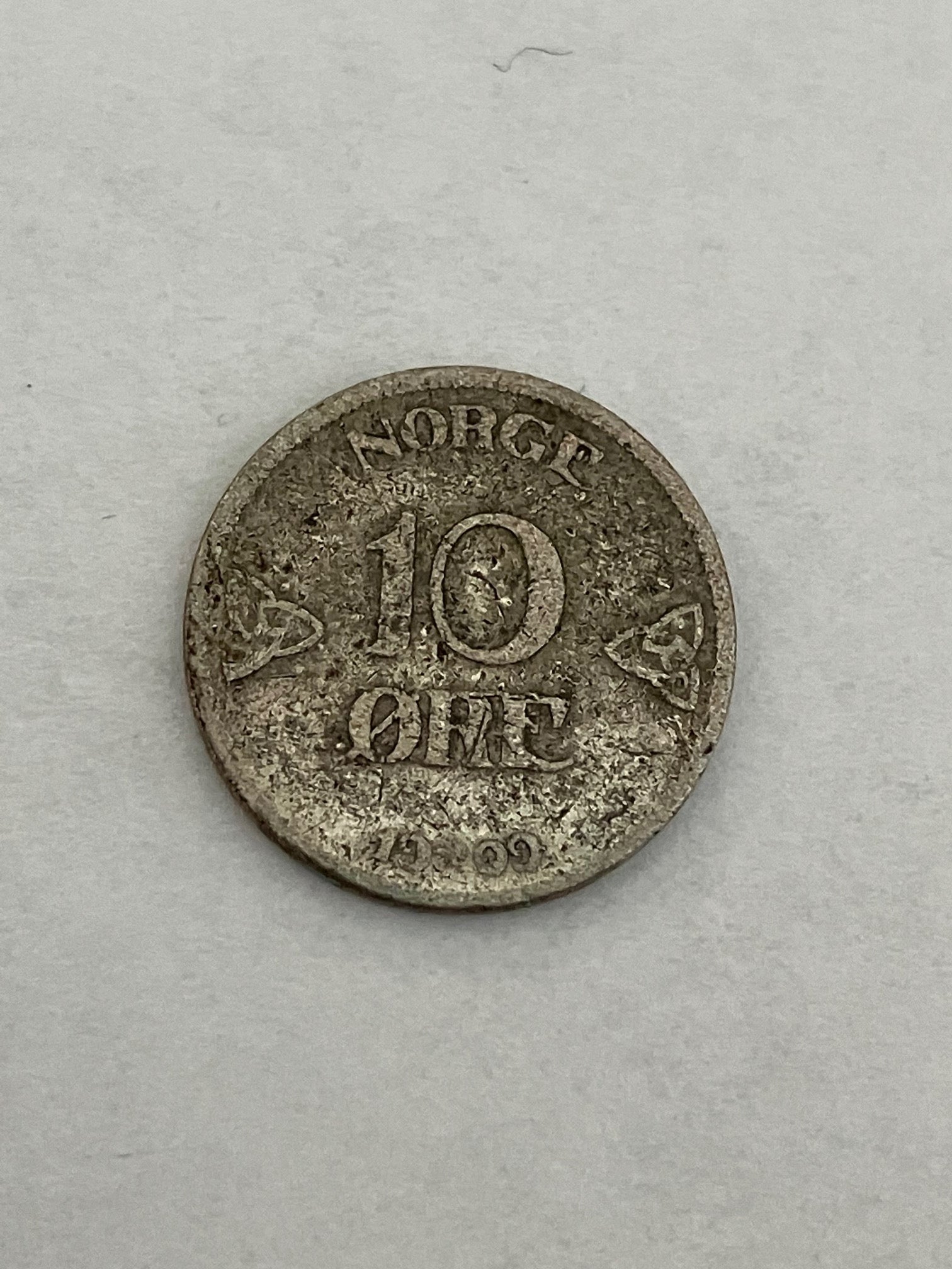 10 Øre 1909 Norge