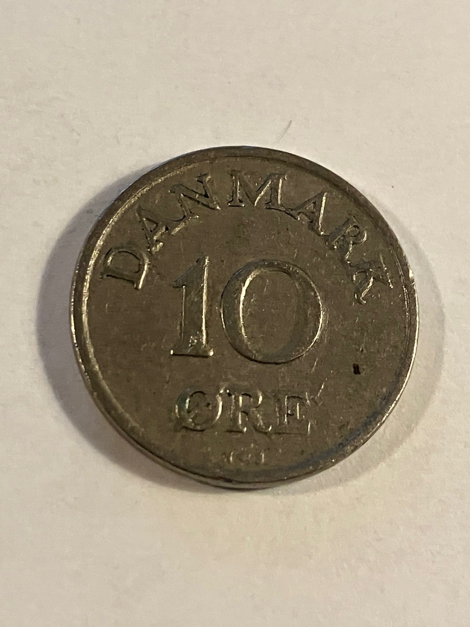 10 Øre 1951 Danmark
