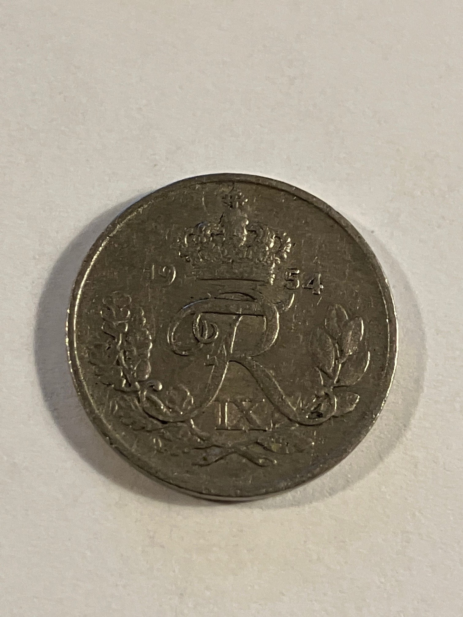 10 Øre 1954 Danmark