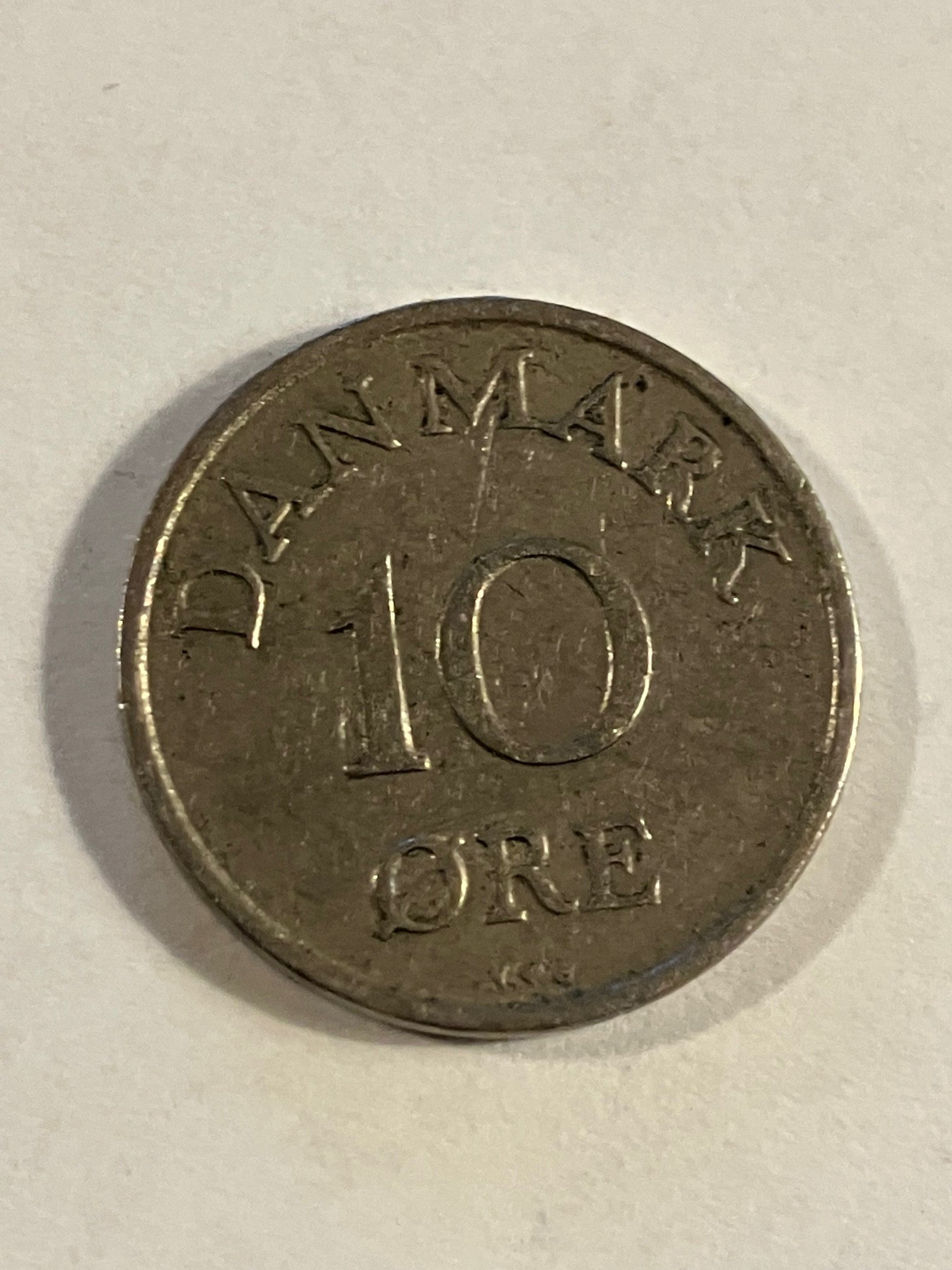 10 Øre 1954 Danmark