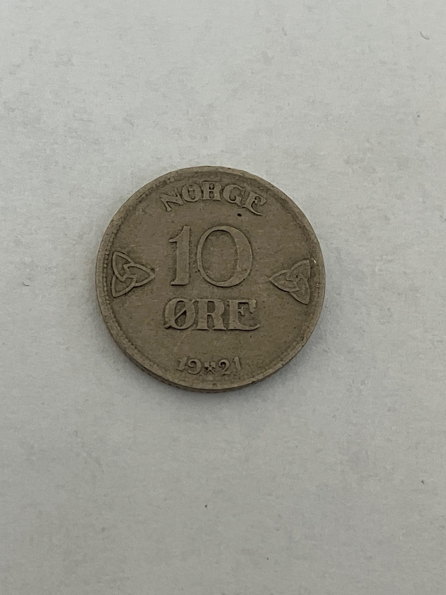 10 Øre 1921 Norge