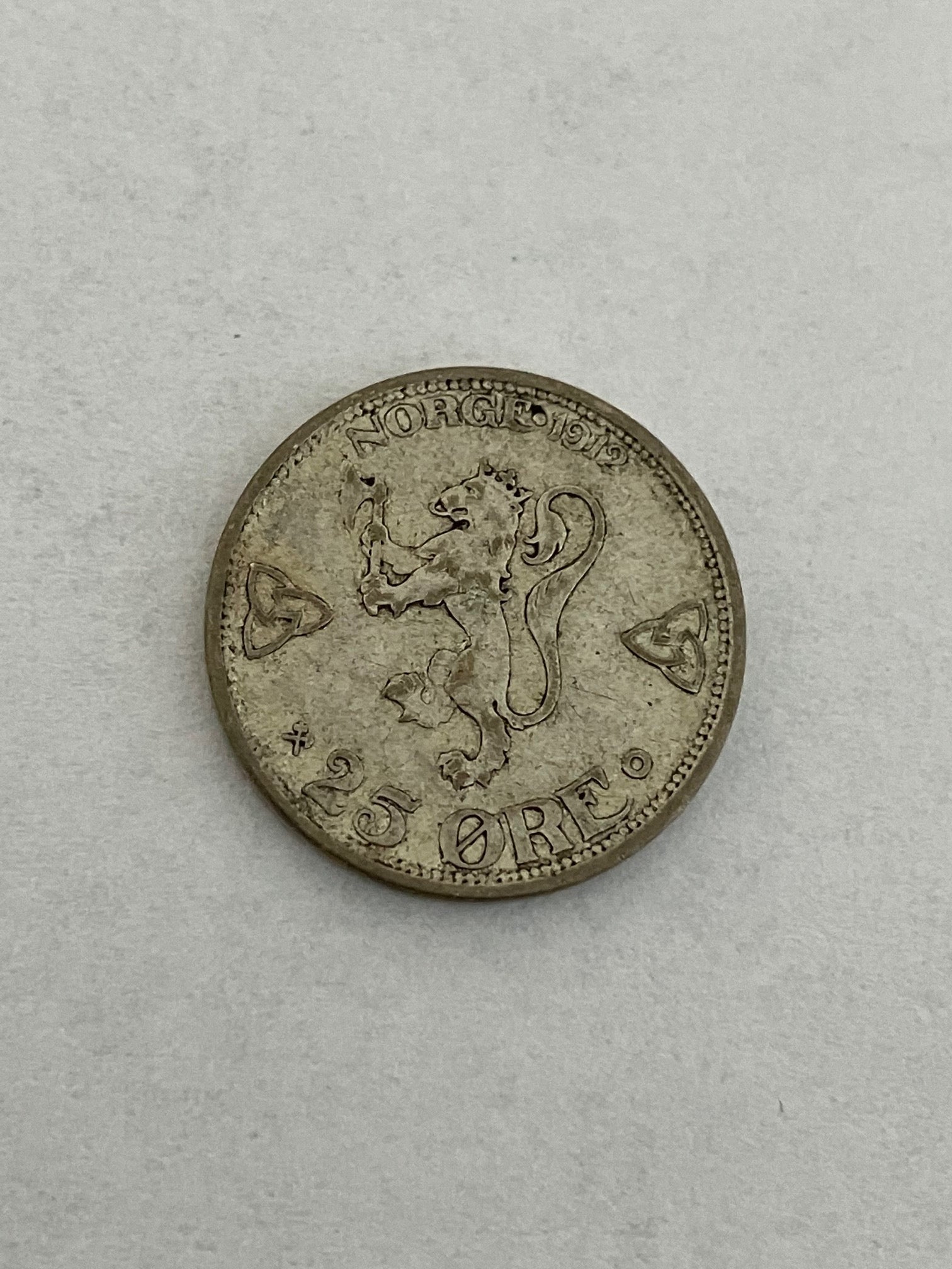 25 Øre 1912 Norge