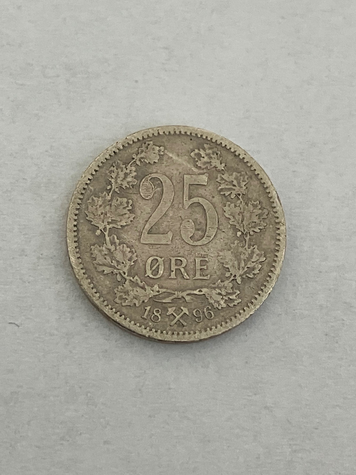 25 Øre 1896 Norge