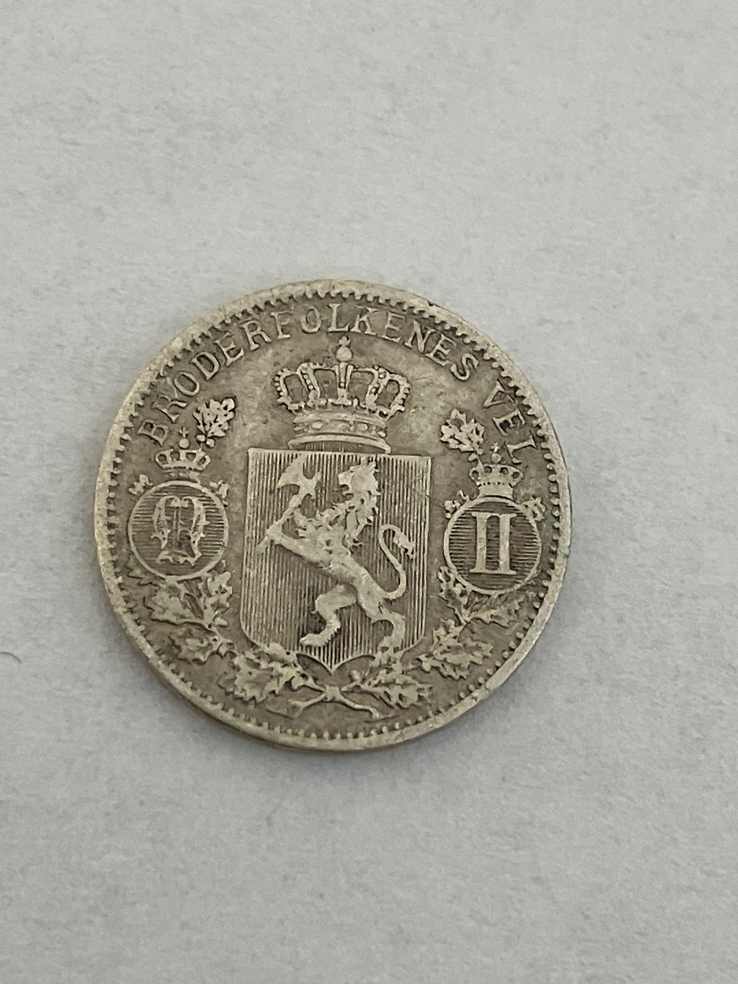 25 Øre 1896 Norge