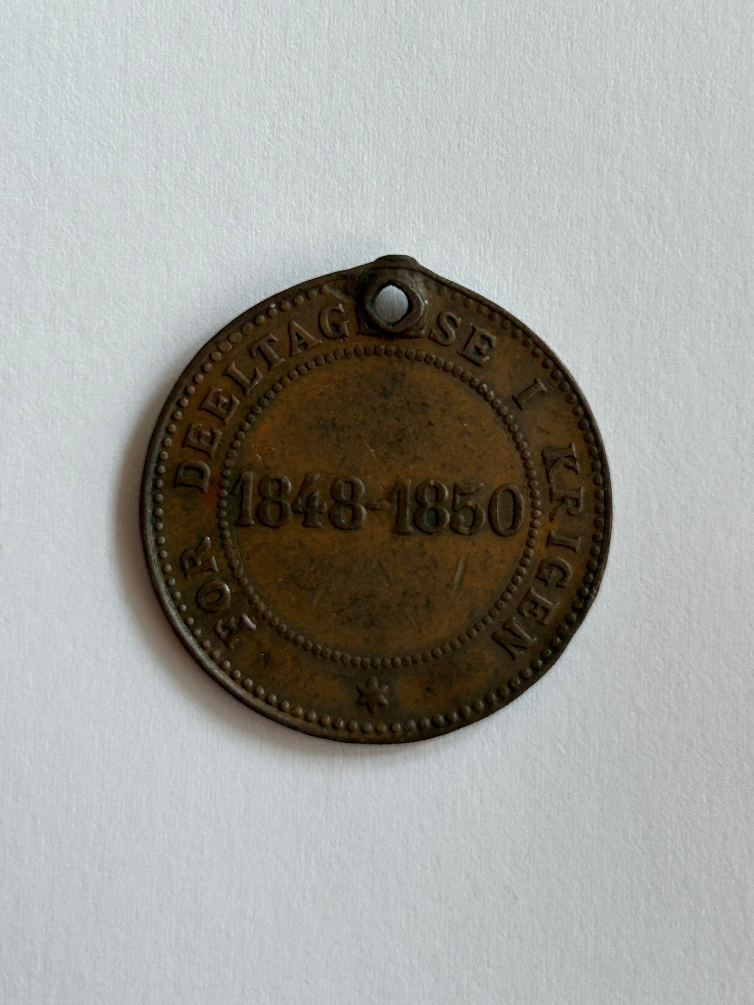 Deltagelse i Krigen 1848-1850