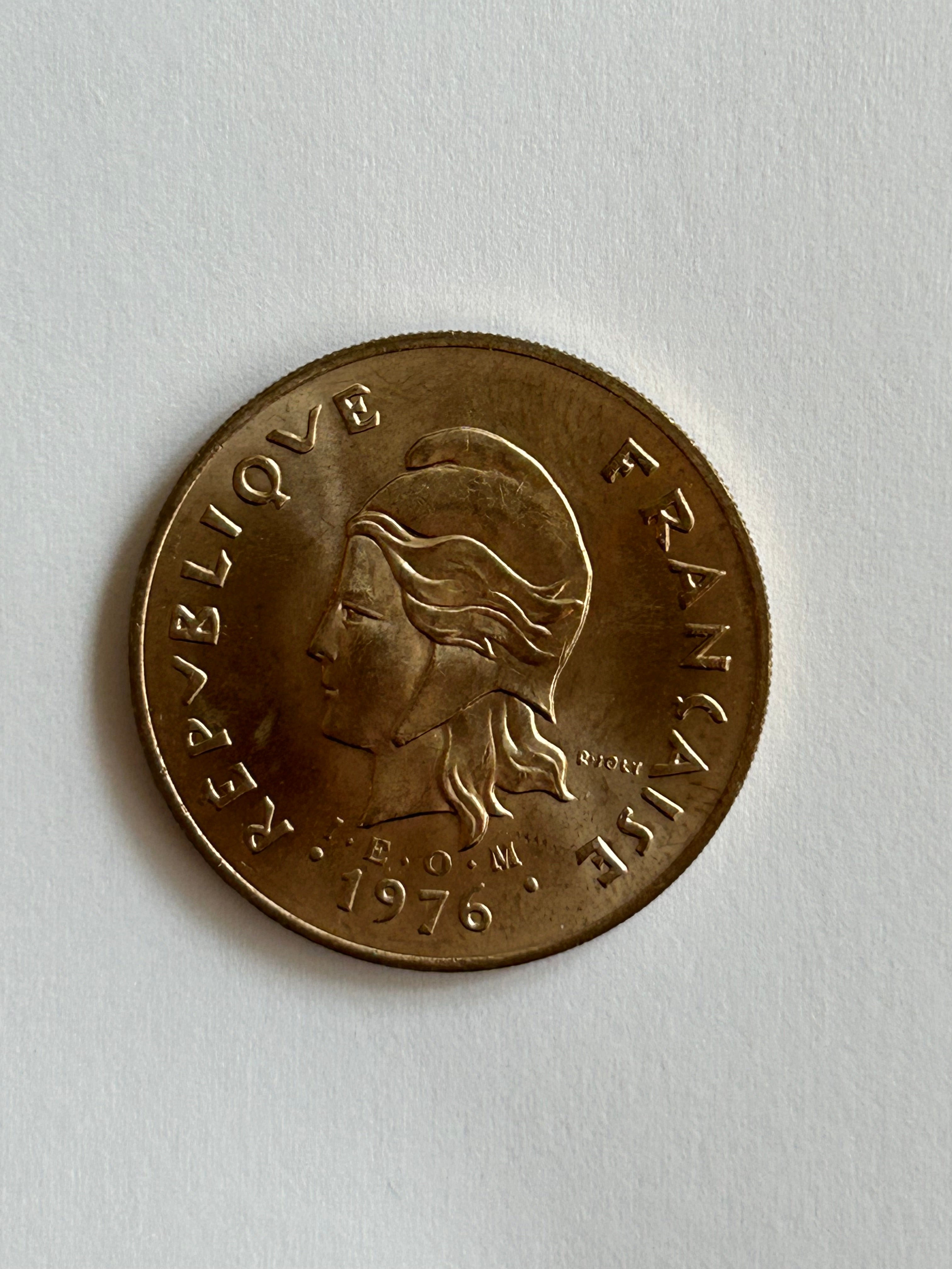 100 Francs New Caledonia 1976