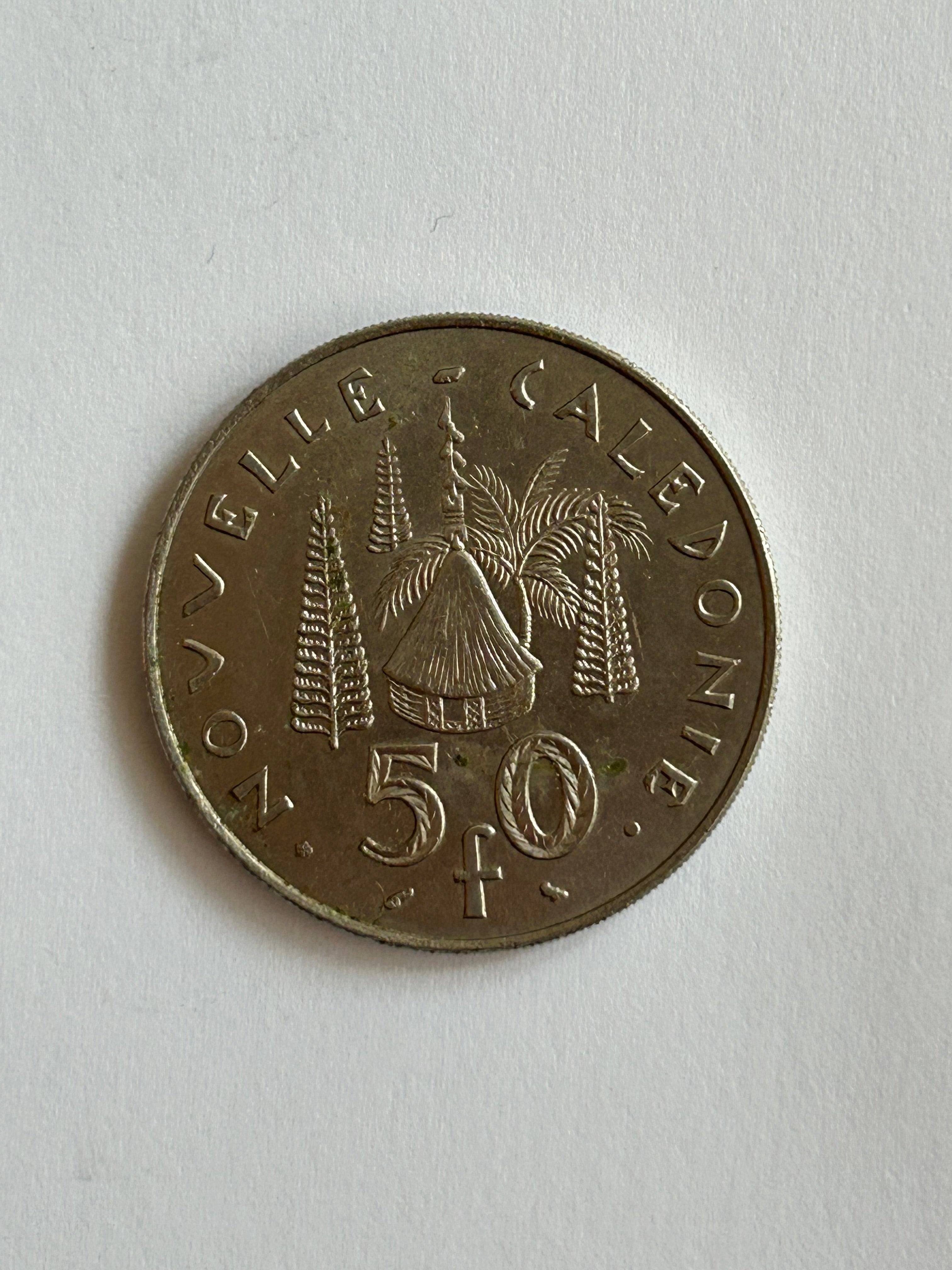 50 Francs New Caledonia 1967
