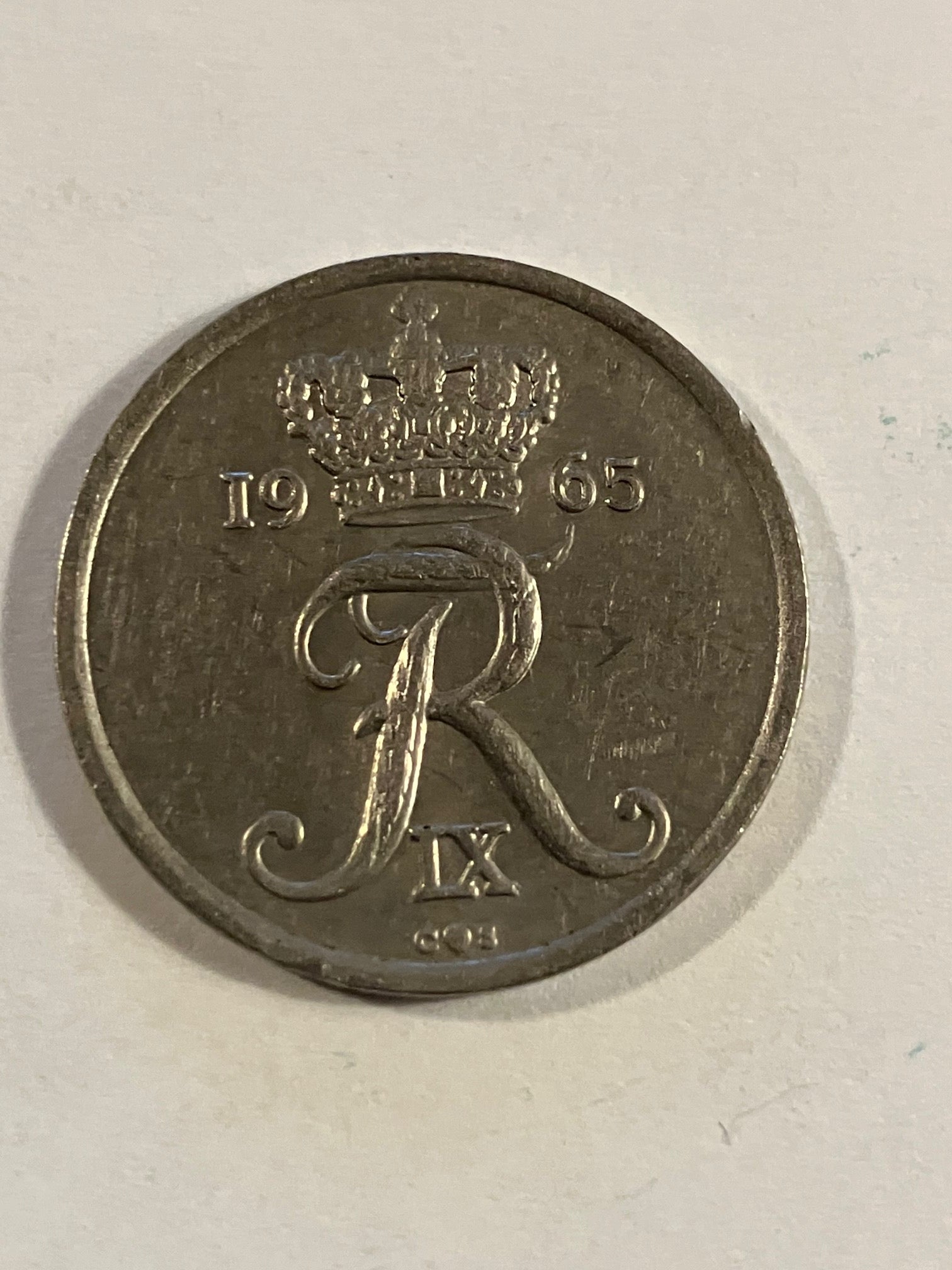 25 Øre 1965 Danmark