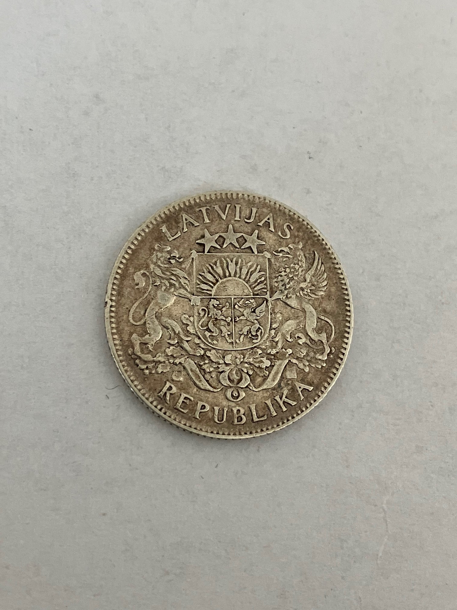 1 Lats 1924 Latvia
