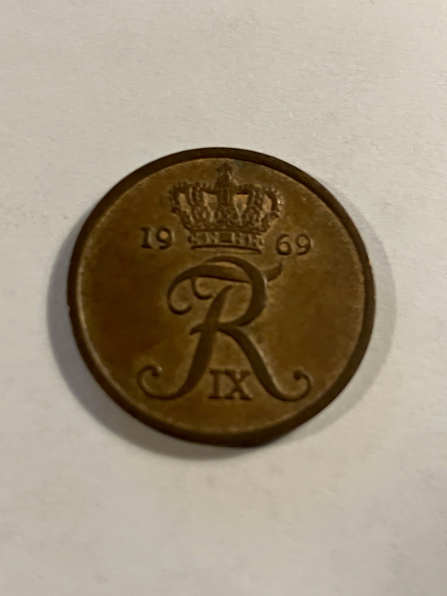 5 Øre 1969 Danmark