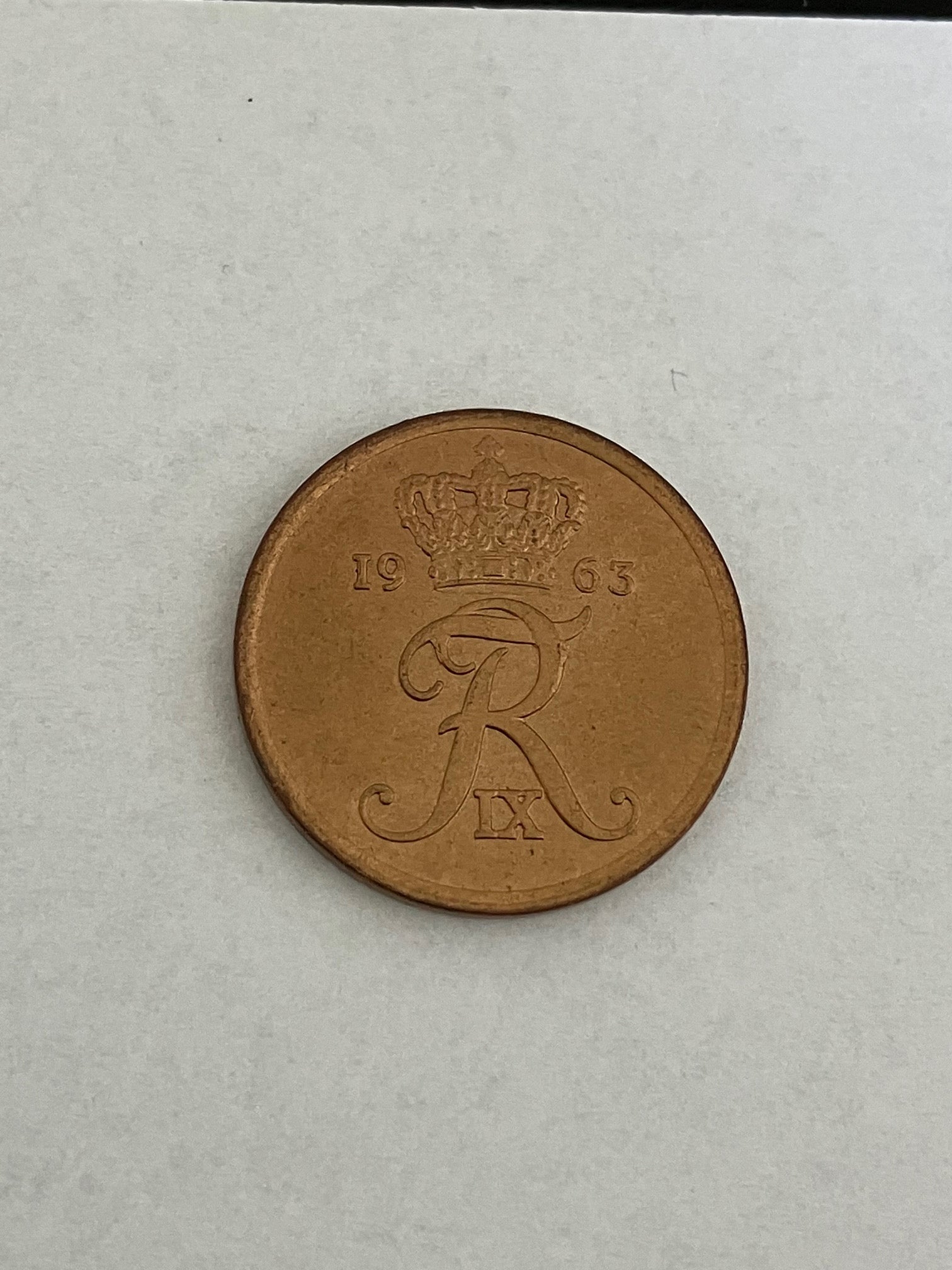 5 Øre 1963 - Flot kvalitet