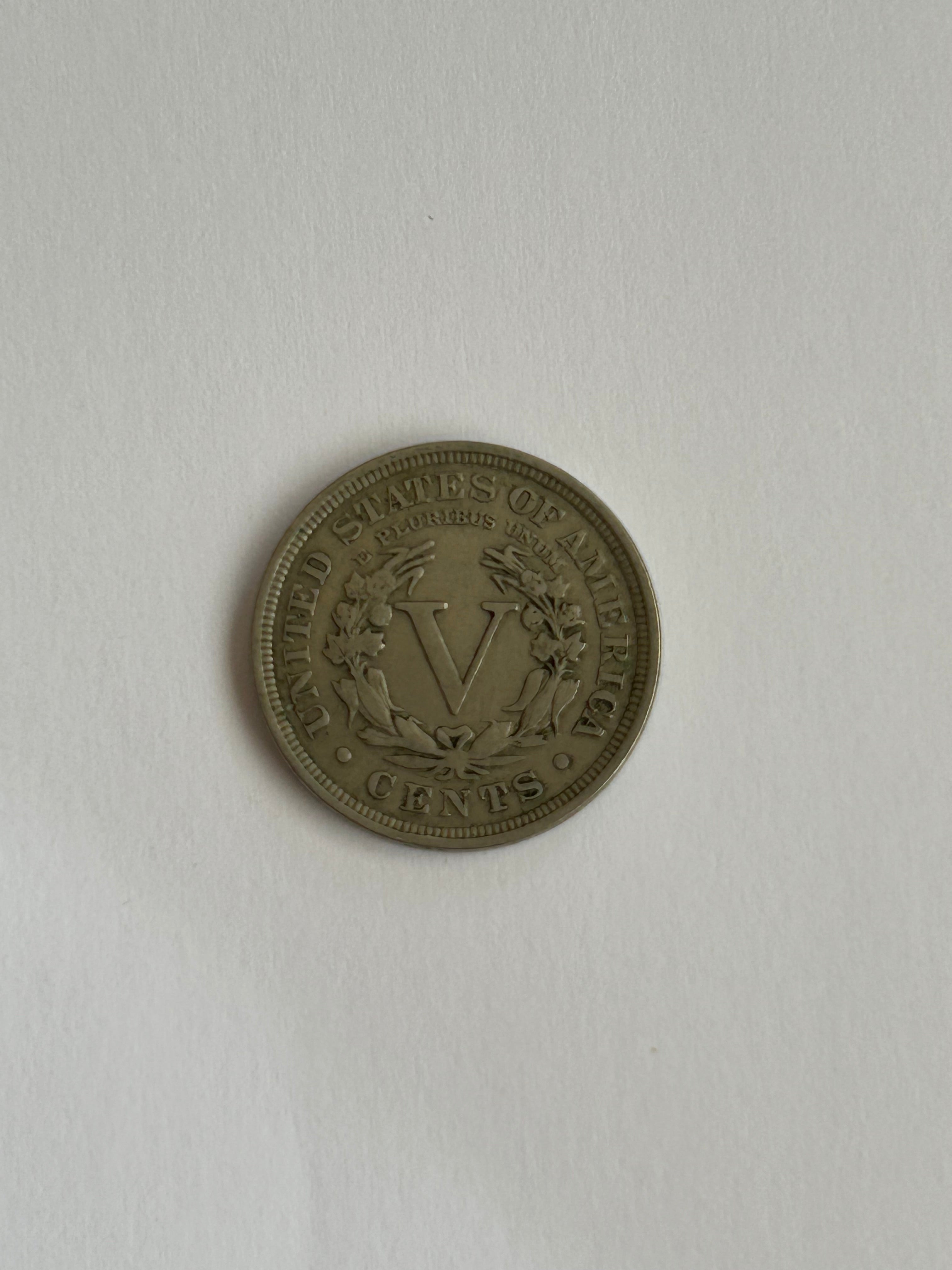 Five Cents USA 1907