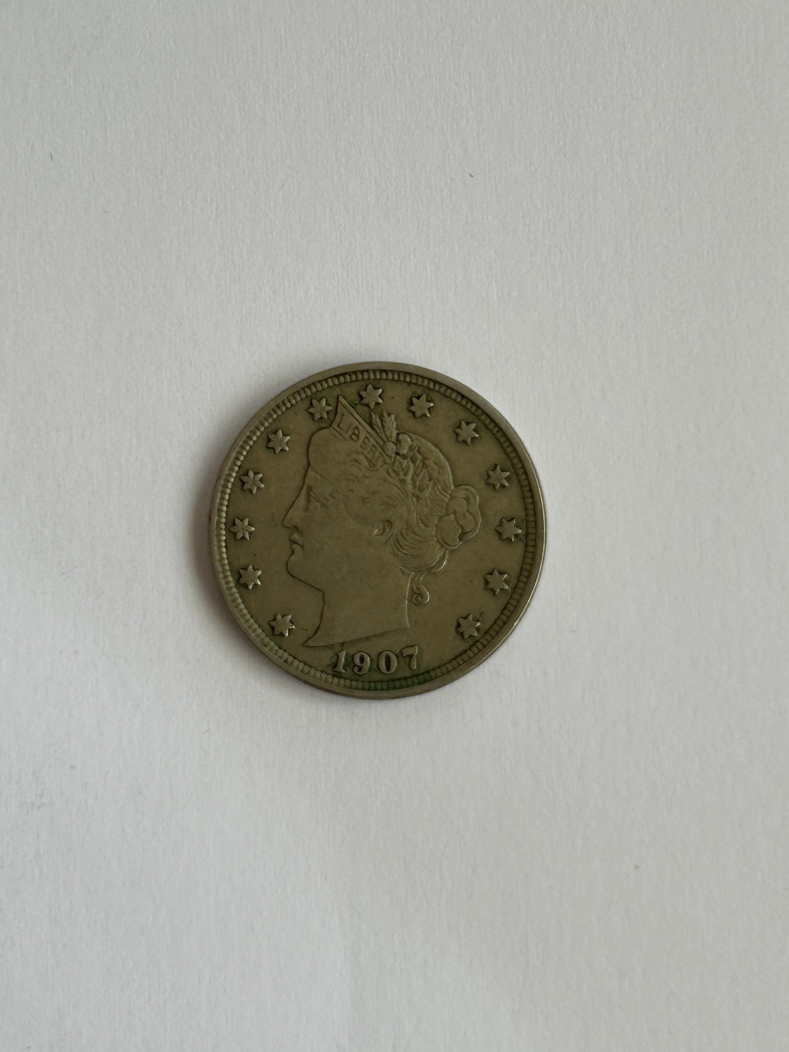 Five Cents USA 1907